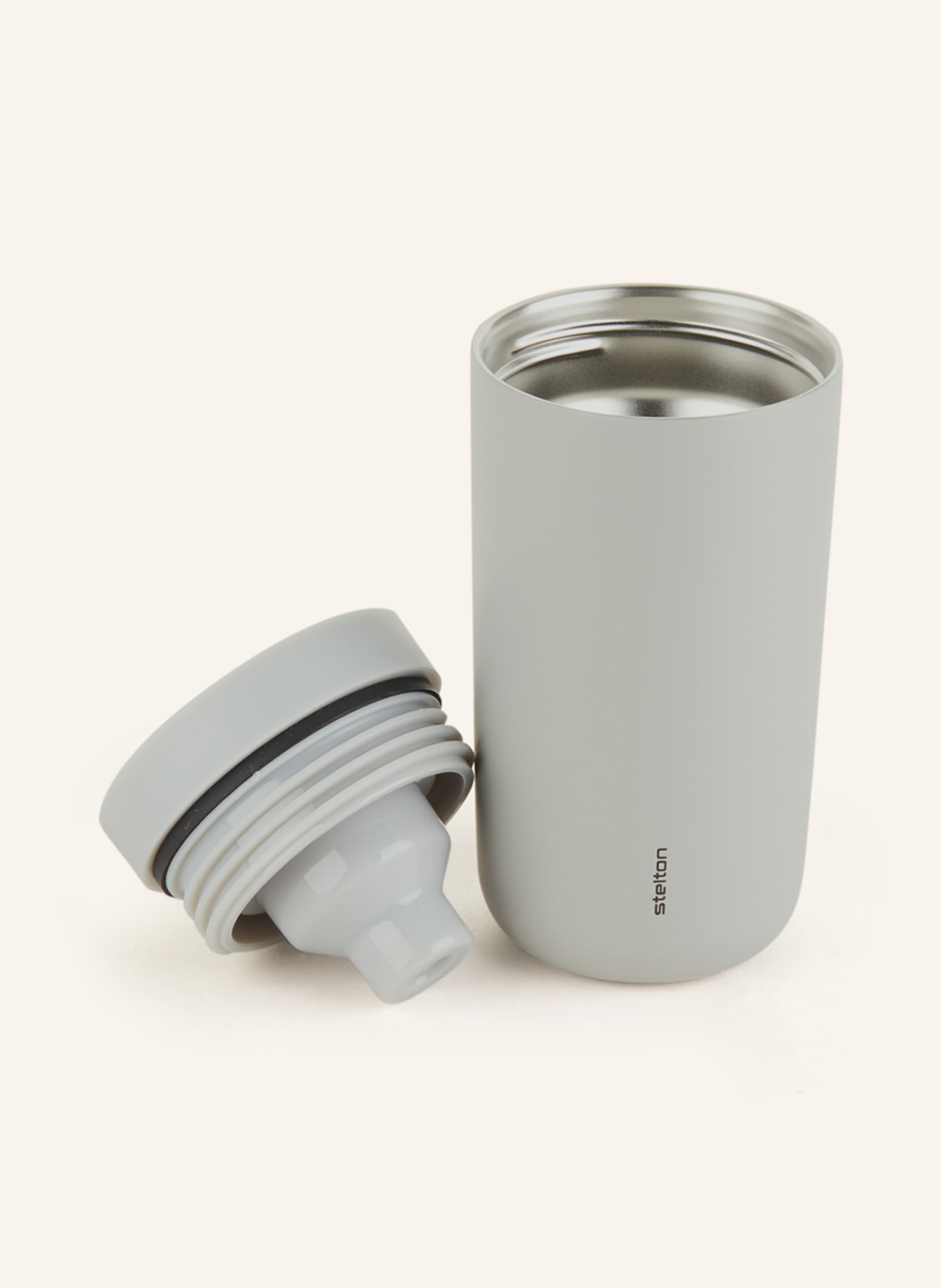 stelton Thermos mug TO GO CLICK, Color: LIGHT GRAY (Image 2)