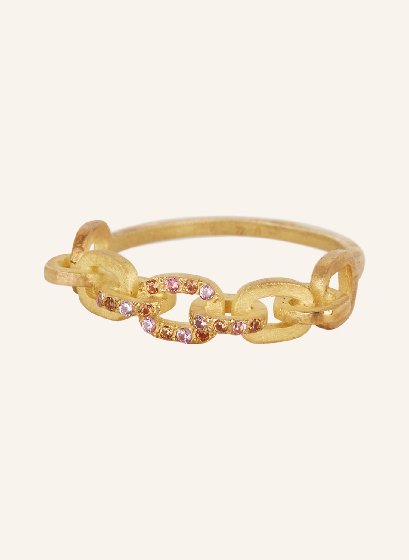 ELHANATI Ring AFRODITE mit Saphir in gold/ pink