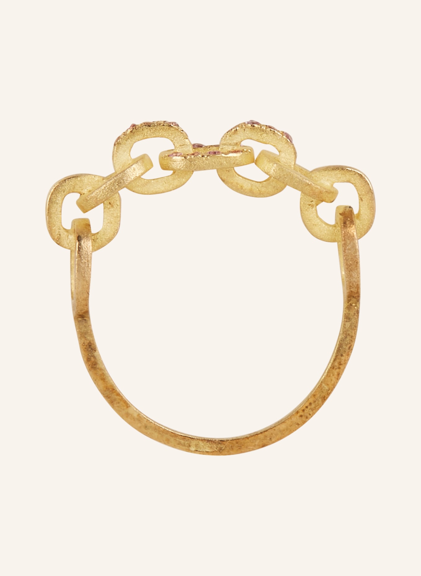 ELHANATI Ring AFRODITE mit Saphir, Farbe: GOLD/ PINK (Bild 3)