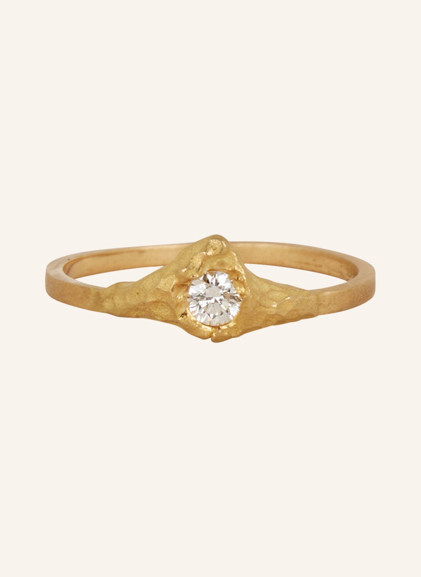ELHANATI Ring IMAN 0.10 mit Diamant, Farbe: GOLD/ WEISS (Bild 2)