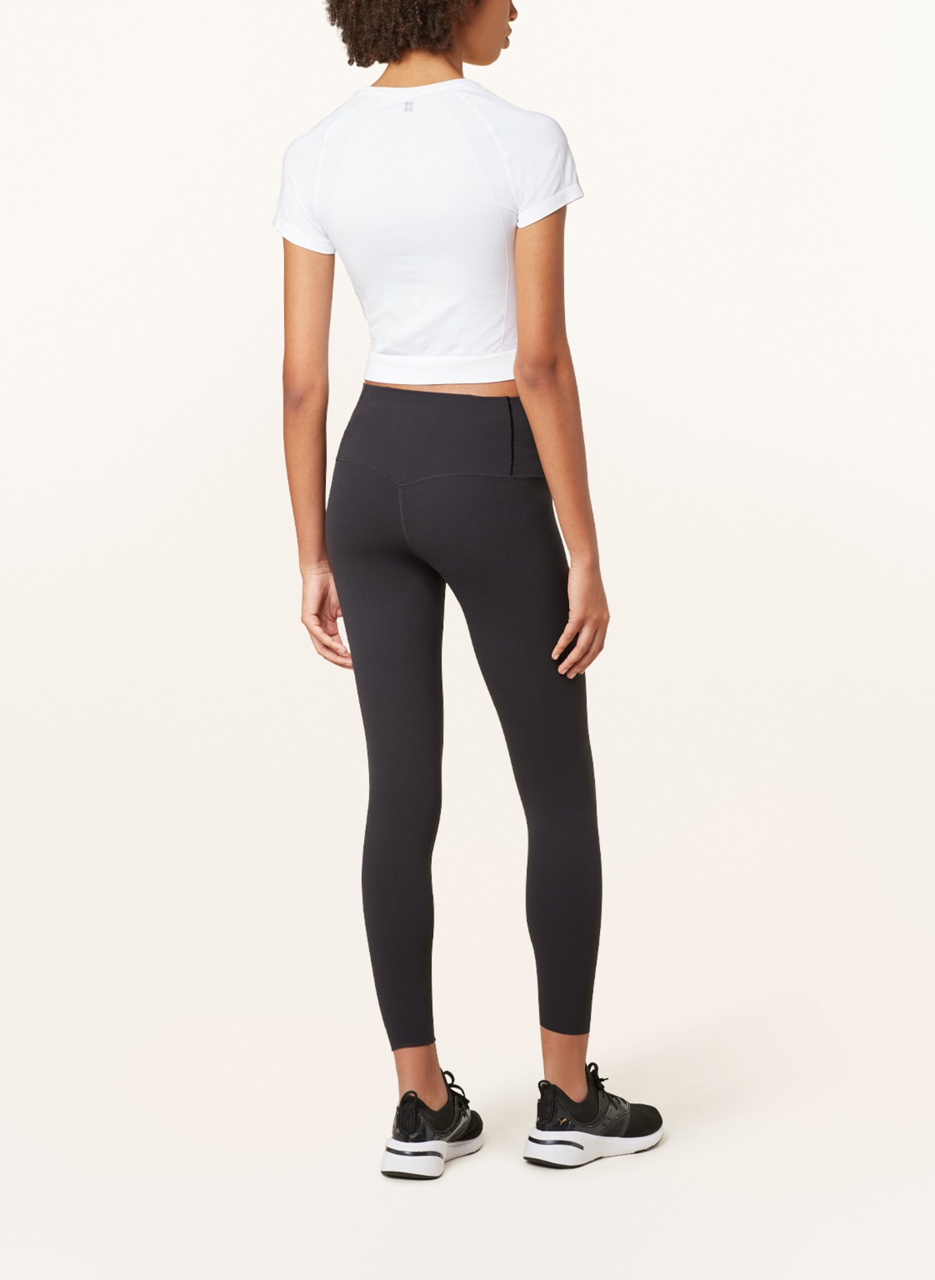 Sweaty Betty Cropped shirt ATHLETE, Color: WHITE (Image 3)