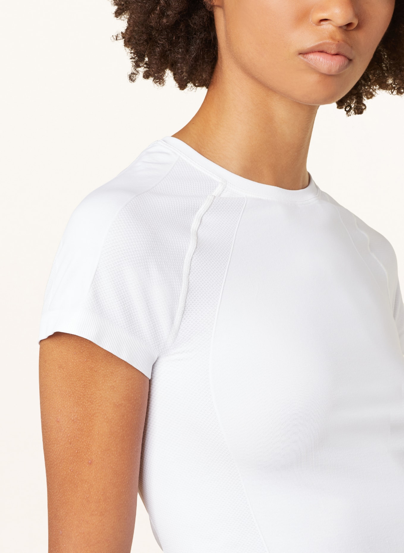 Sweaty Betty Cropped shirt ATHLETE, Color: WHITE (Image 4)
