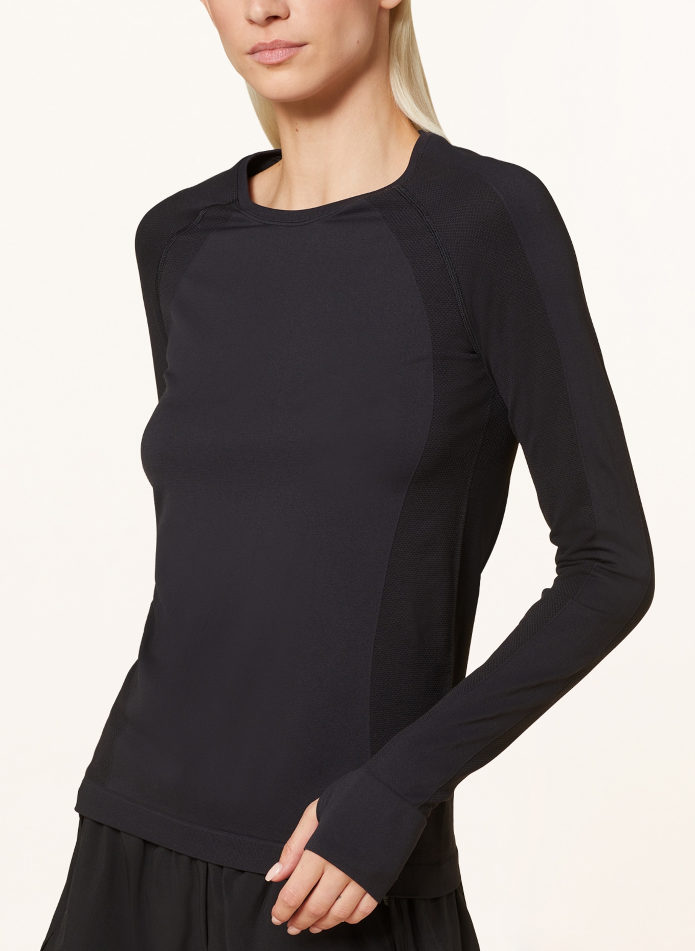 Sweaty Betty Long sleeve shirt ATHLETE, Color: BLACK (Image 4)