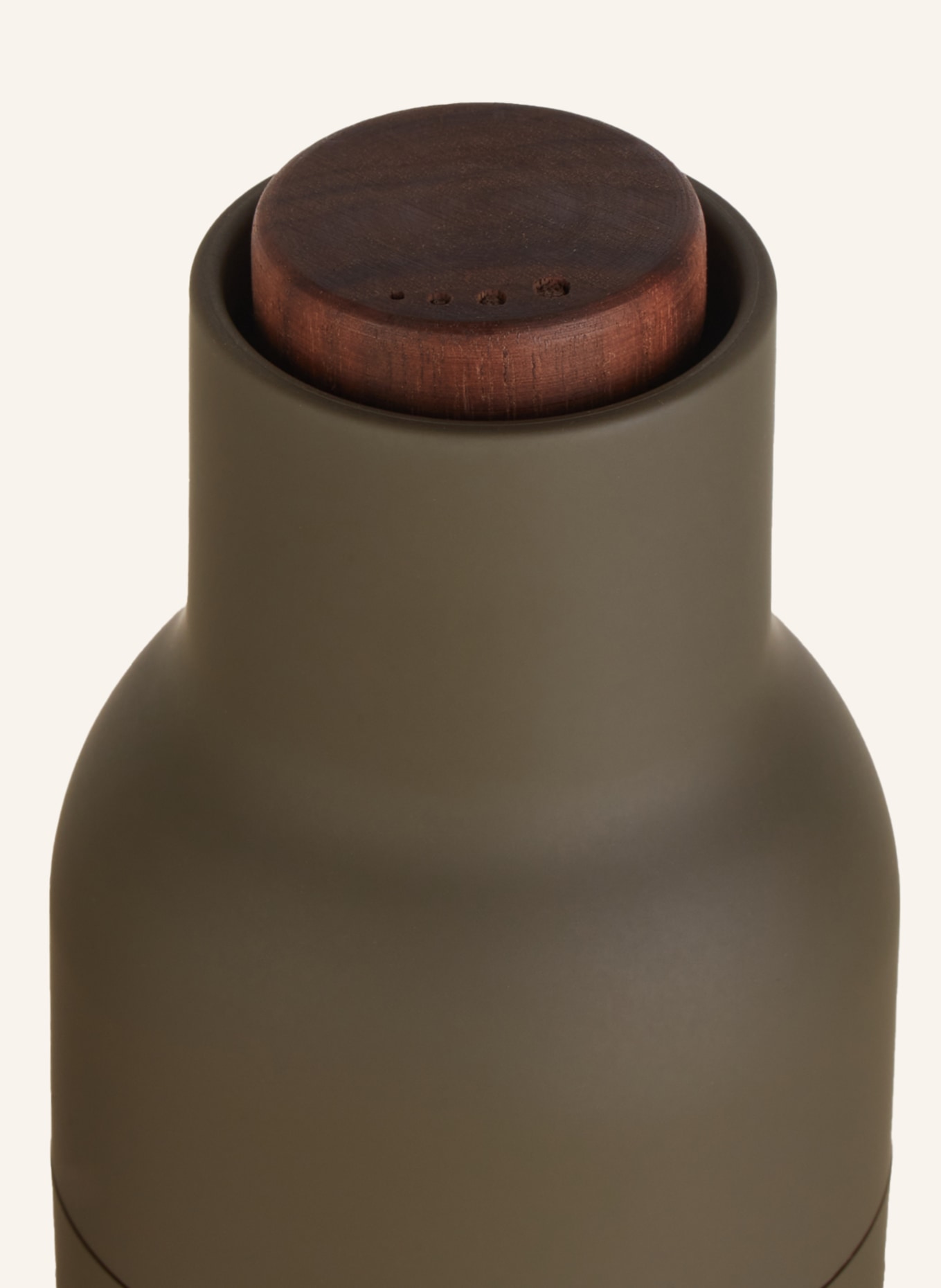 Audo COPENHAGEN Pfeffer- und Salzmühle BOTTLE GRINDER SMALL, Farbe: TAUPE/ OLIV/ DUNKELBRAUN (Bild 2)