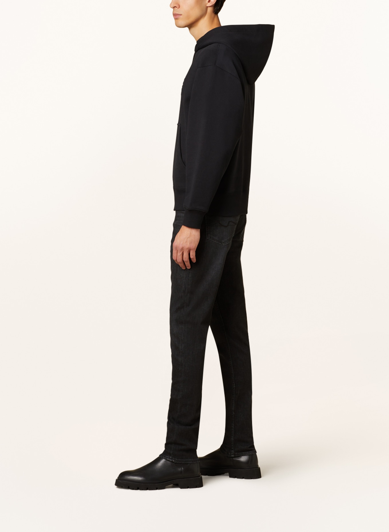 7 for all mankind Jeans SLIMMY tapered fit, Color: BLACK (Image 4)