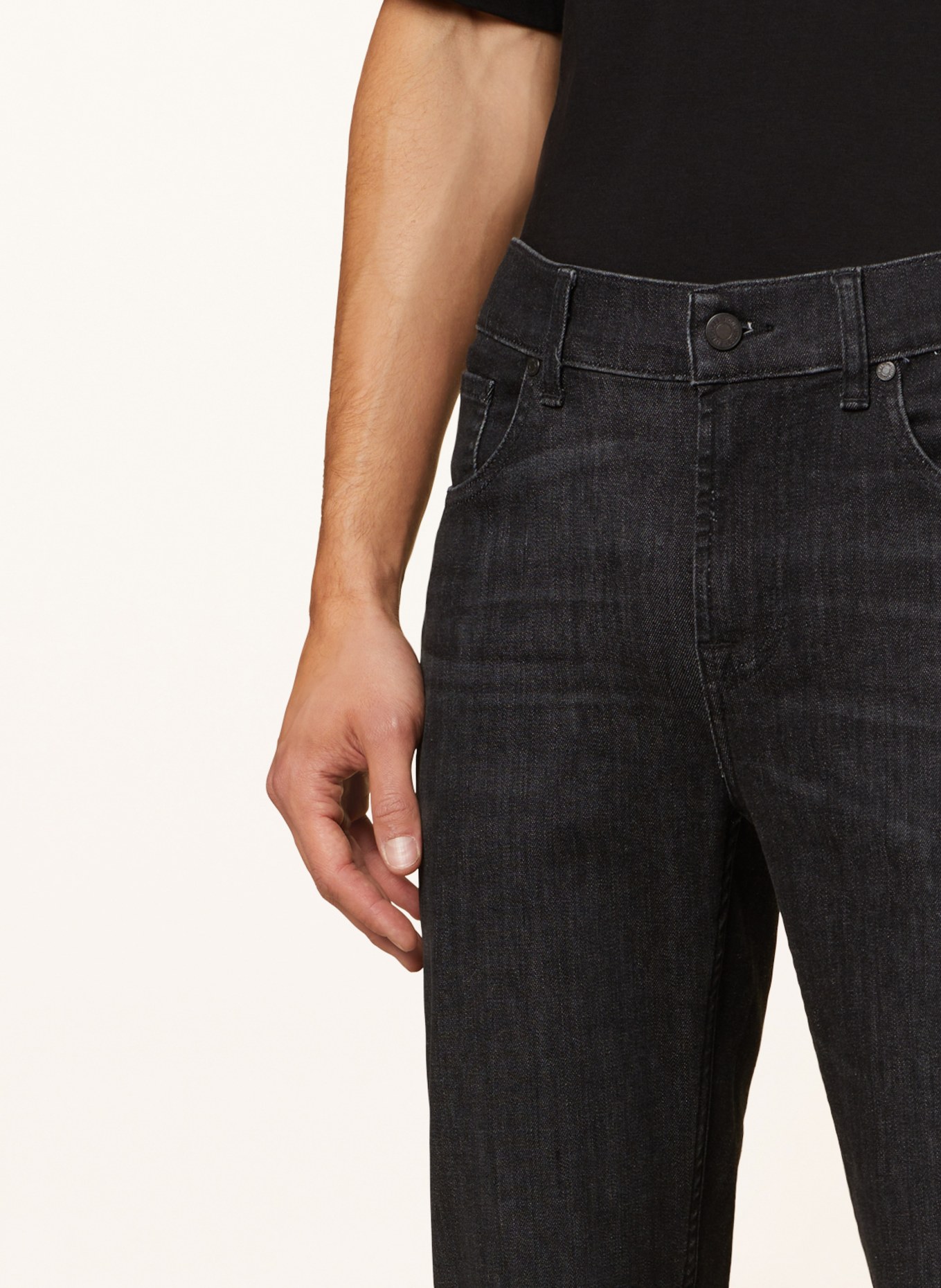 7 for all mankind Jeans SLIMMY tapered fit, Color: BLACK (Image 5)