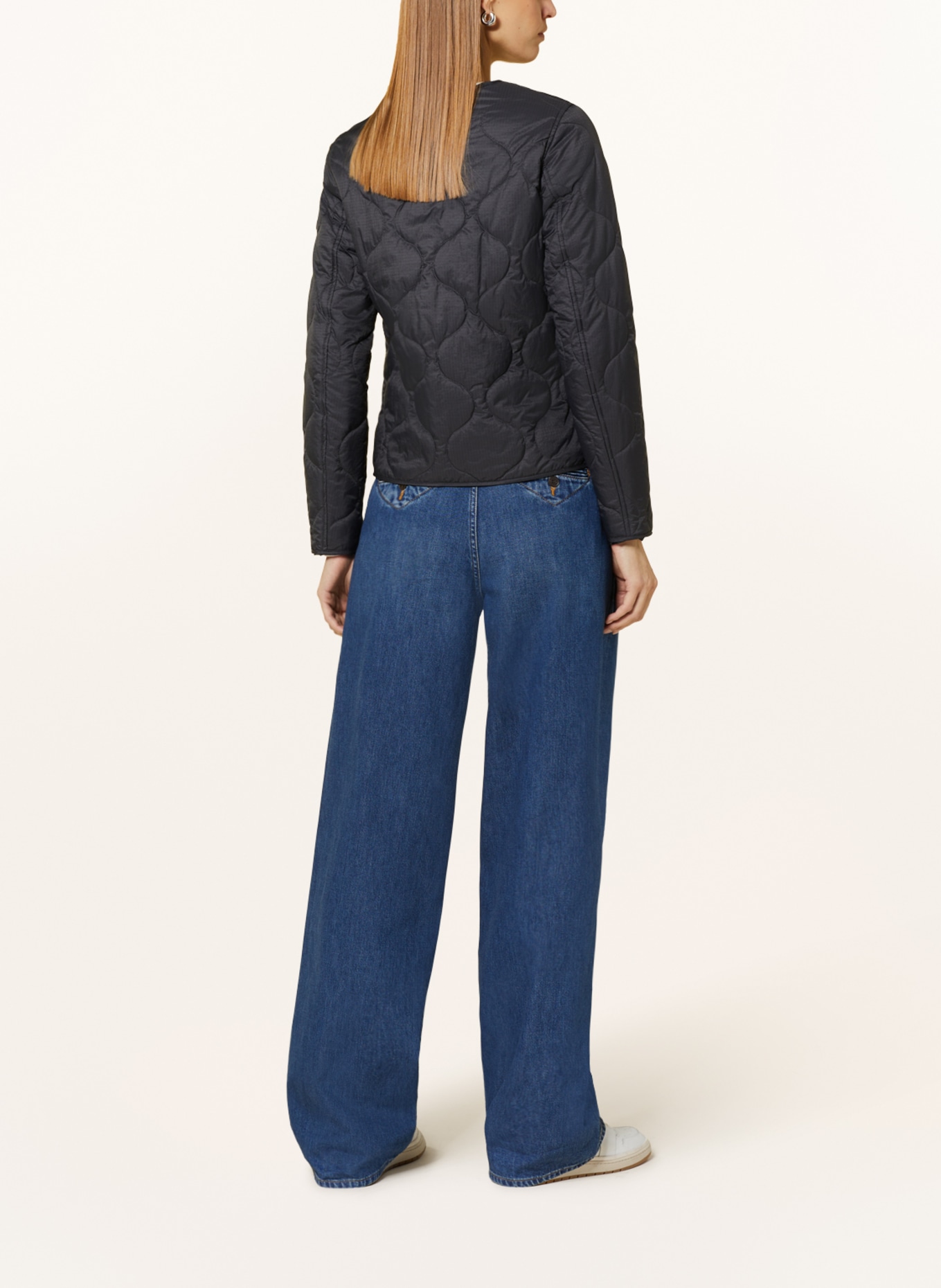 CLOSED Quilted jacket, Color: BLACK (Image 3)