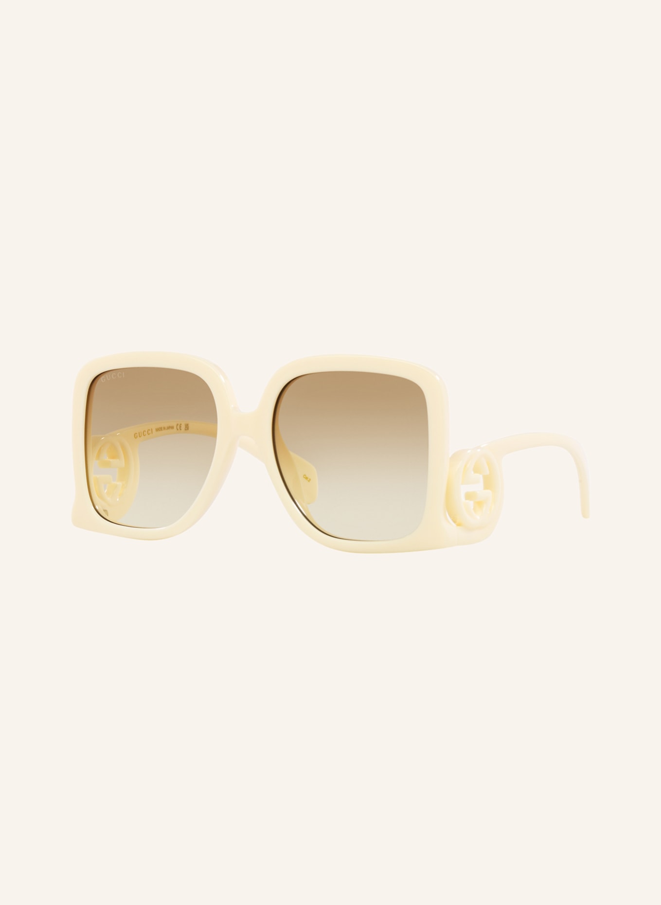 GUCCI Sunglasses GC002056, Color: 3100D1 - WHITE/BROWN GRADIENT (Image 1)