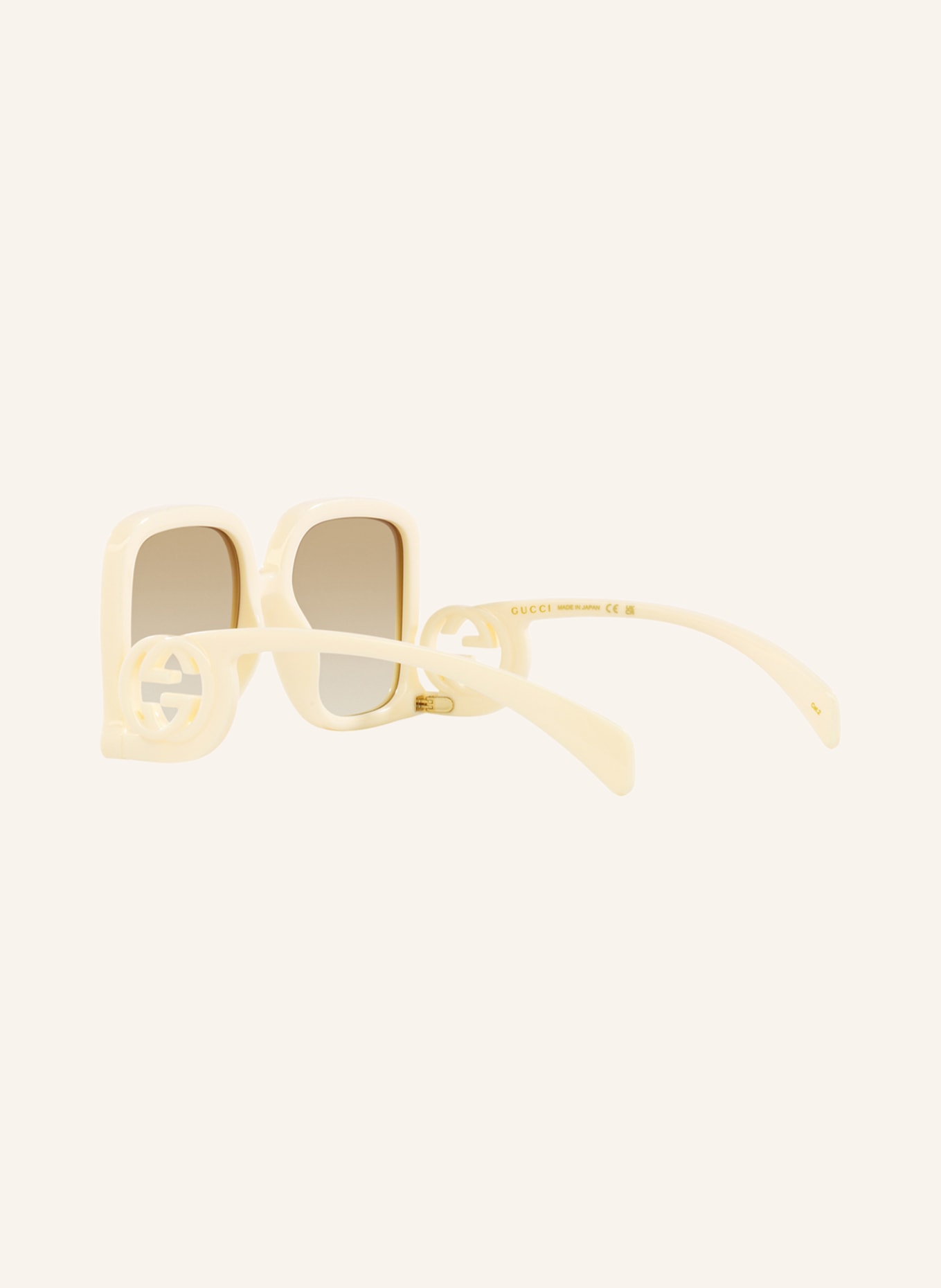 GUCCI Sunglasses GC002056, Color: 3100D1 - WHITE/BROWN GRADIENT (Image 4)