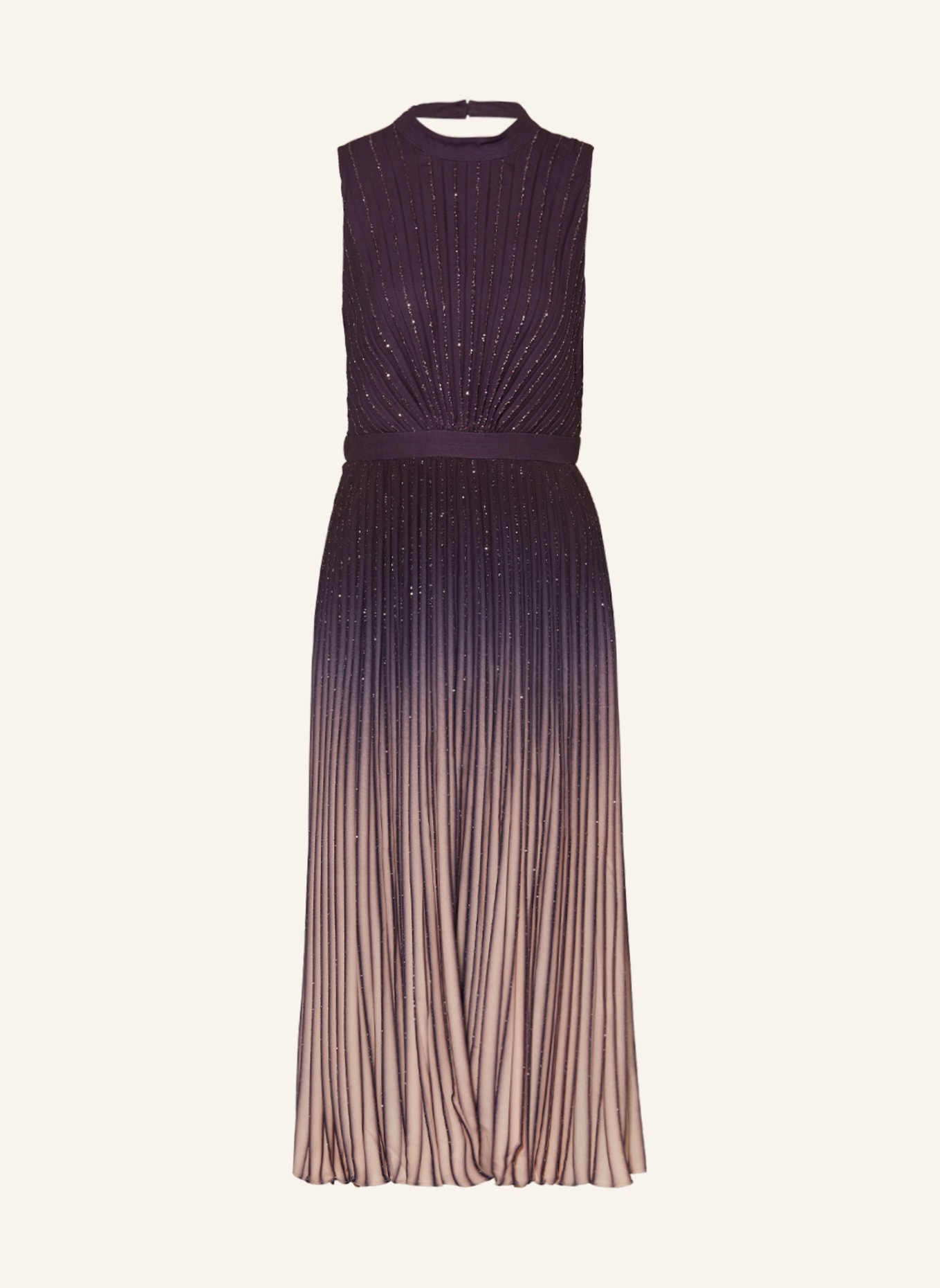 Phase Eight Pleated dress ESTELLA, Color: DARK PURPLE/ LIGHT PURPLE (Image 1)