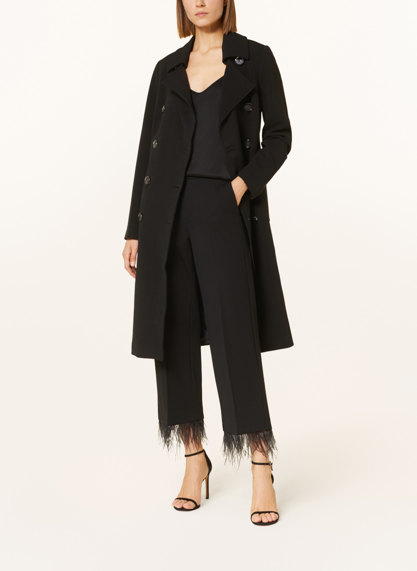 Phase Eight Trench coat LAYANA, Color: BLACK (Image 2)