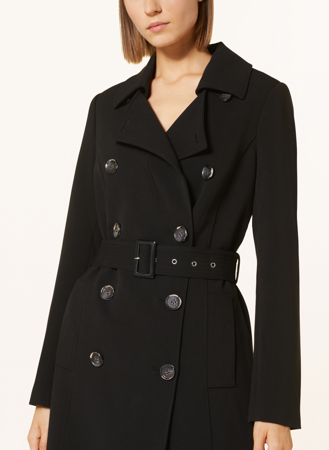 Phase Eight Trench coat LAYANA, Color: BLACK (Image 4)