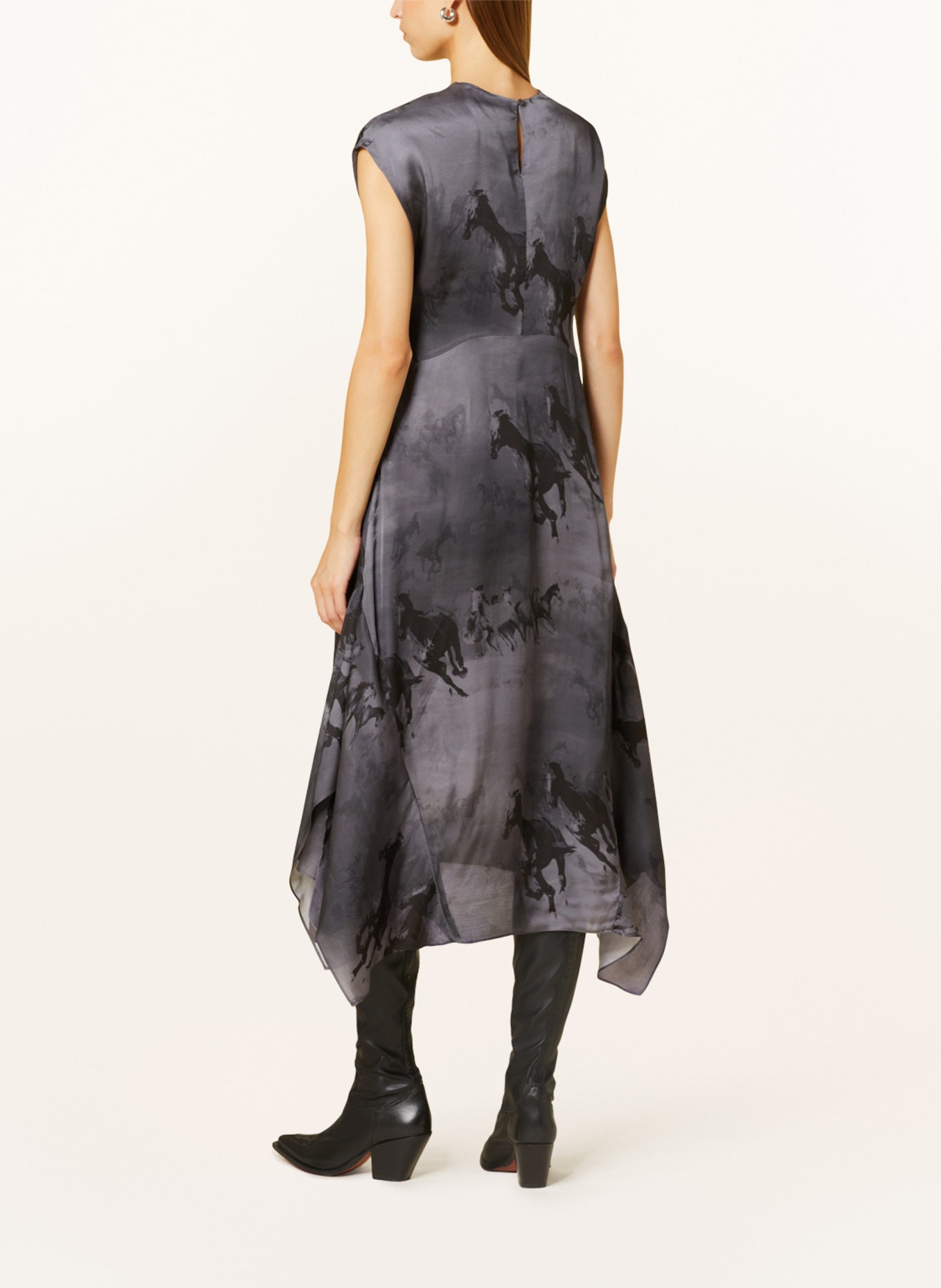 All saints satin hotsell dress