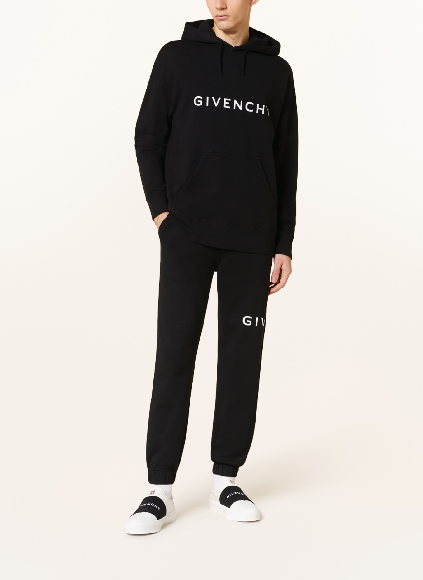 GIVENCHY Pants in jogger style in black