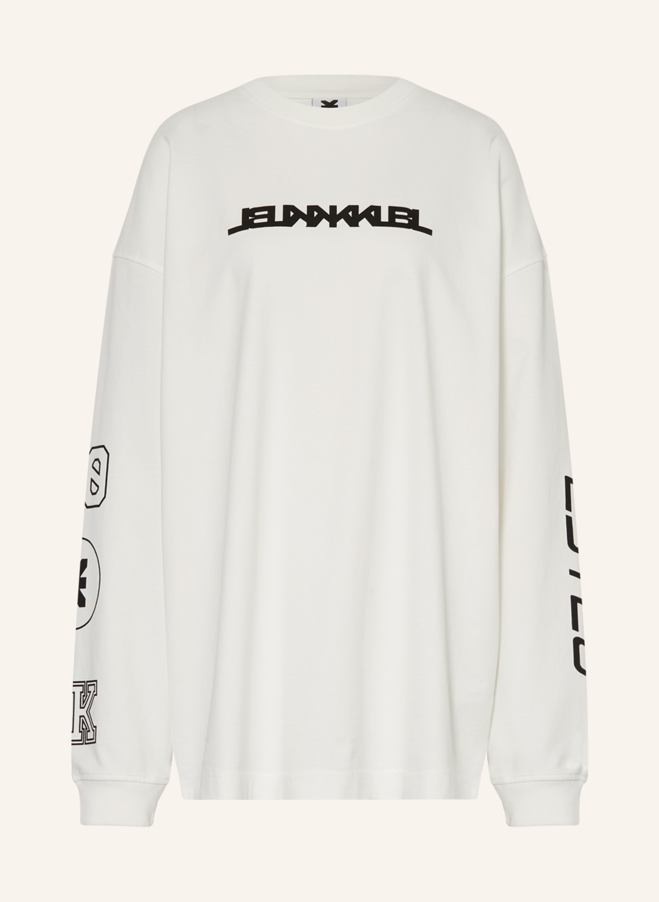 KARO KAUER Oversized sweatshirt, Color: WHITE (Image 1)