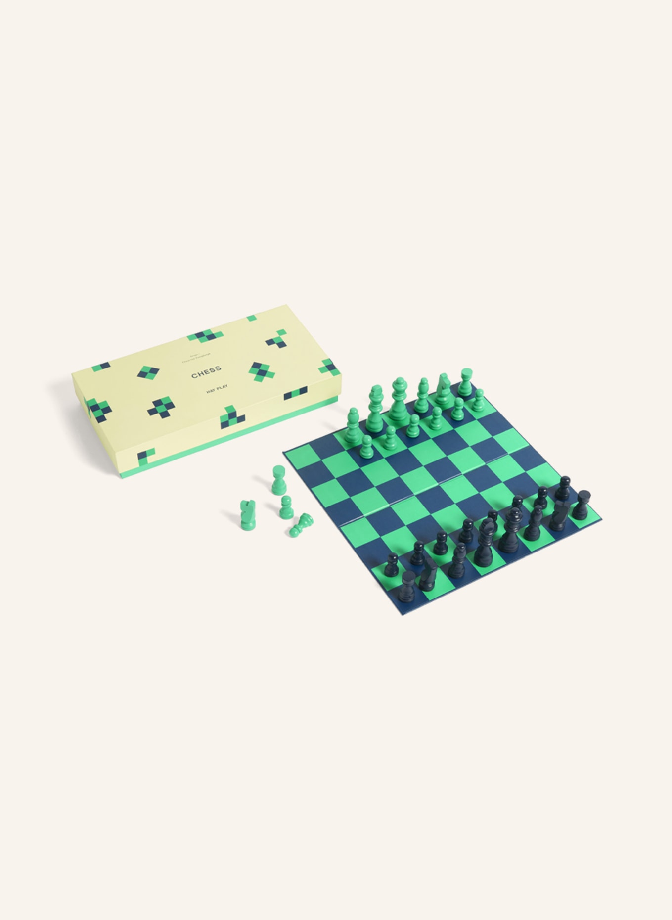 HAY Brettspiel CHESS, Farbe: MINT/ BLAU (Bild 2)