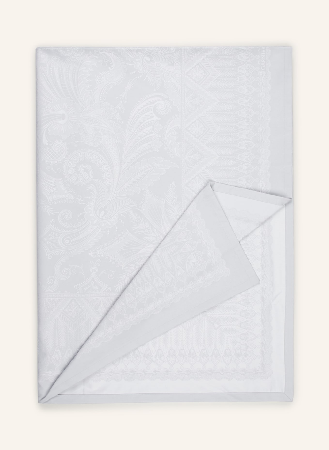 GARNIER-THIEBAUT Table cloth GRACE, Color: LIGHT GRAY (Image 1)