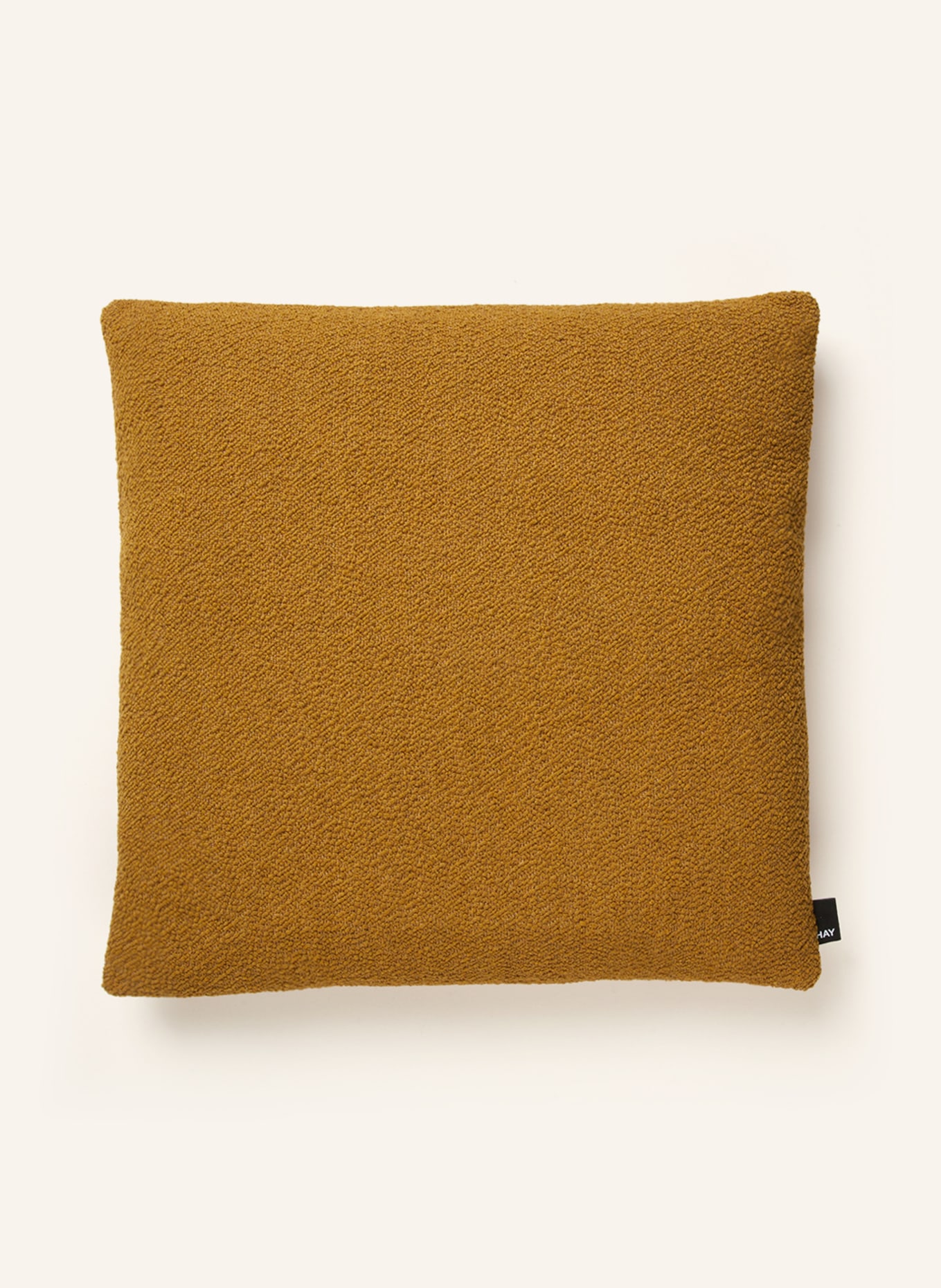 HAY Decorative cushion with feather filling, Color: BEIGE/ OLIVE (Image 1)