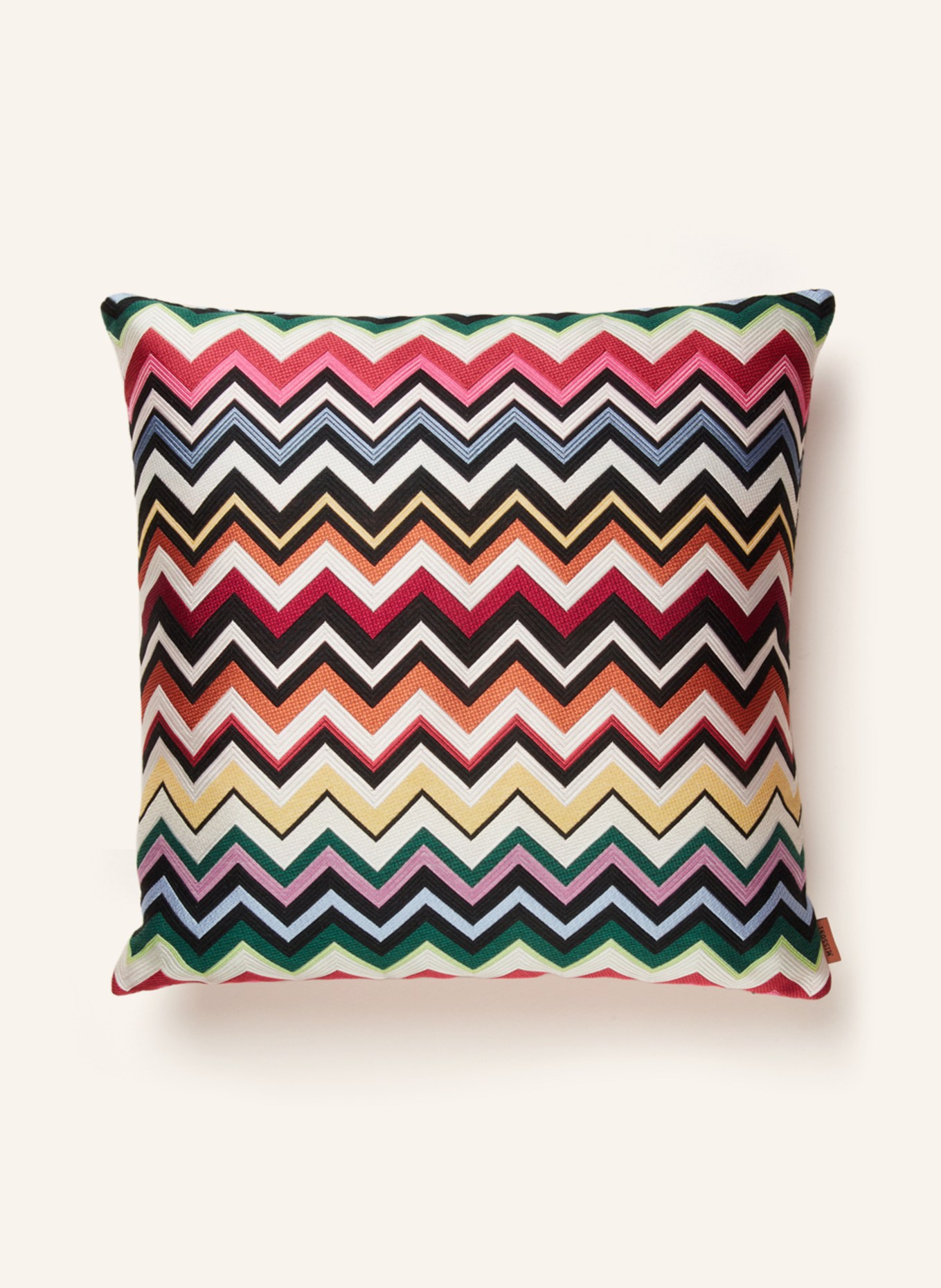 MISSONI Home Decorative cushion BELFAST, Color: FUCHSIA/ DARK GREEN/ CREAM (Image 1)