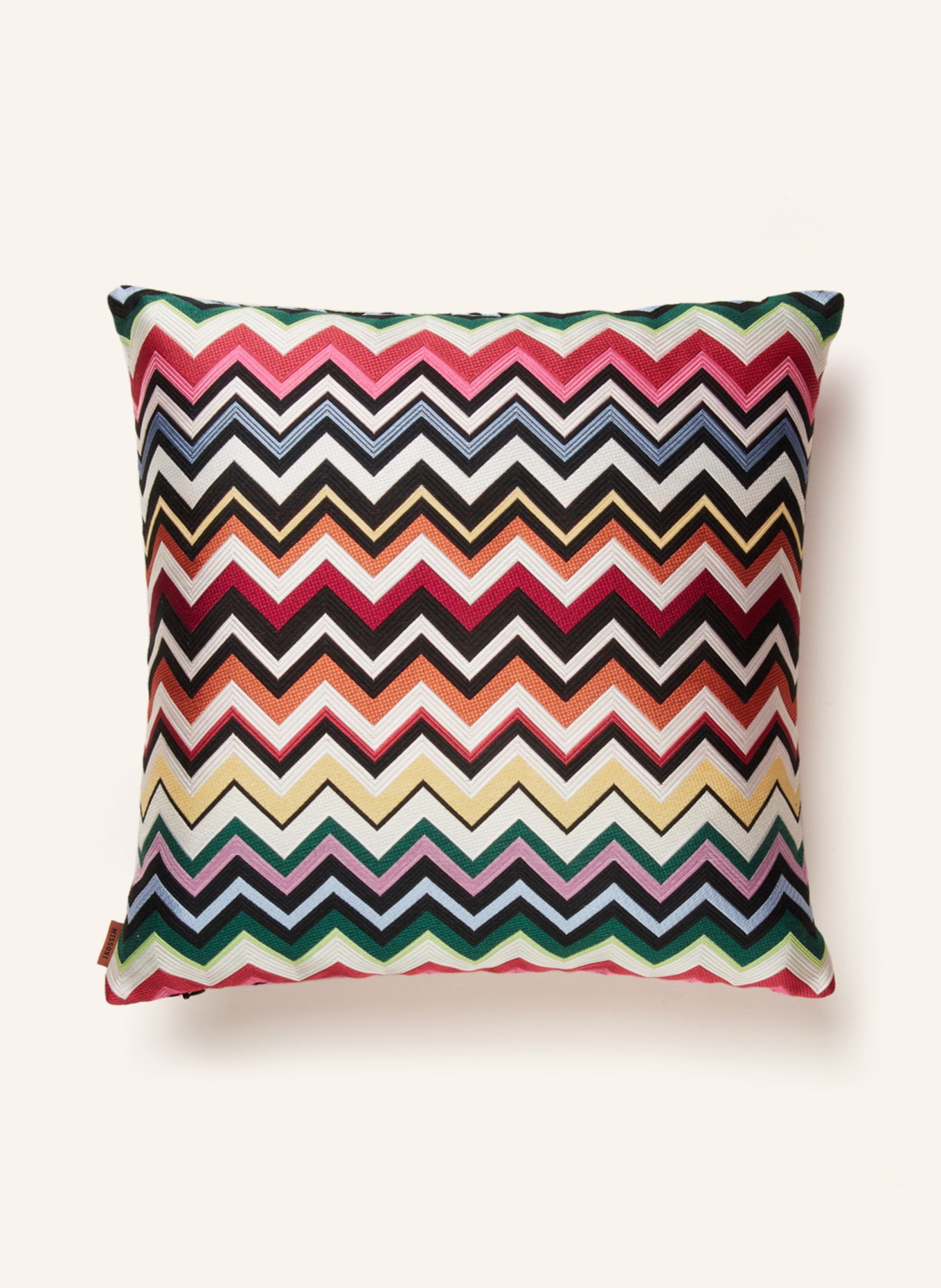MISSONI Home Decorative cushion BELFAST, Color: FUCHSIA/ DARK GREEN/ CREAM (Image 2)