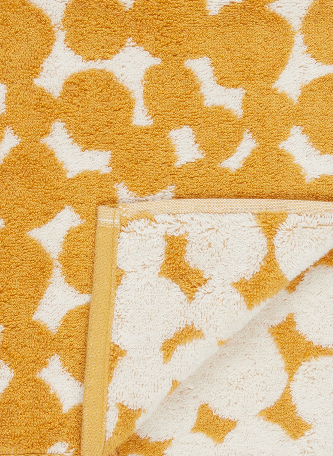 Cawö Guest towel LOFT PEBBLES, Color: DARK YELLOW/ CREAM (Image 3)