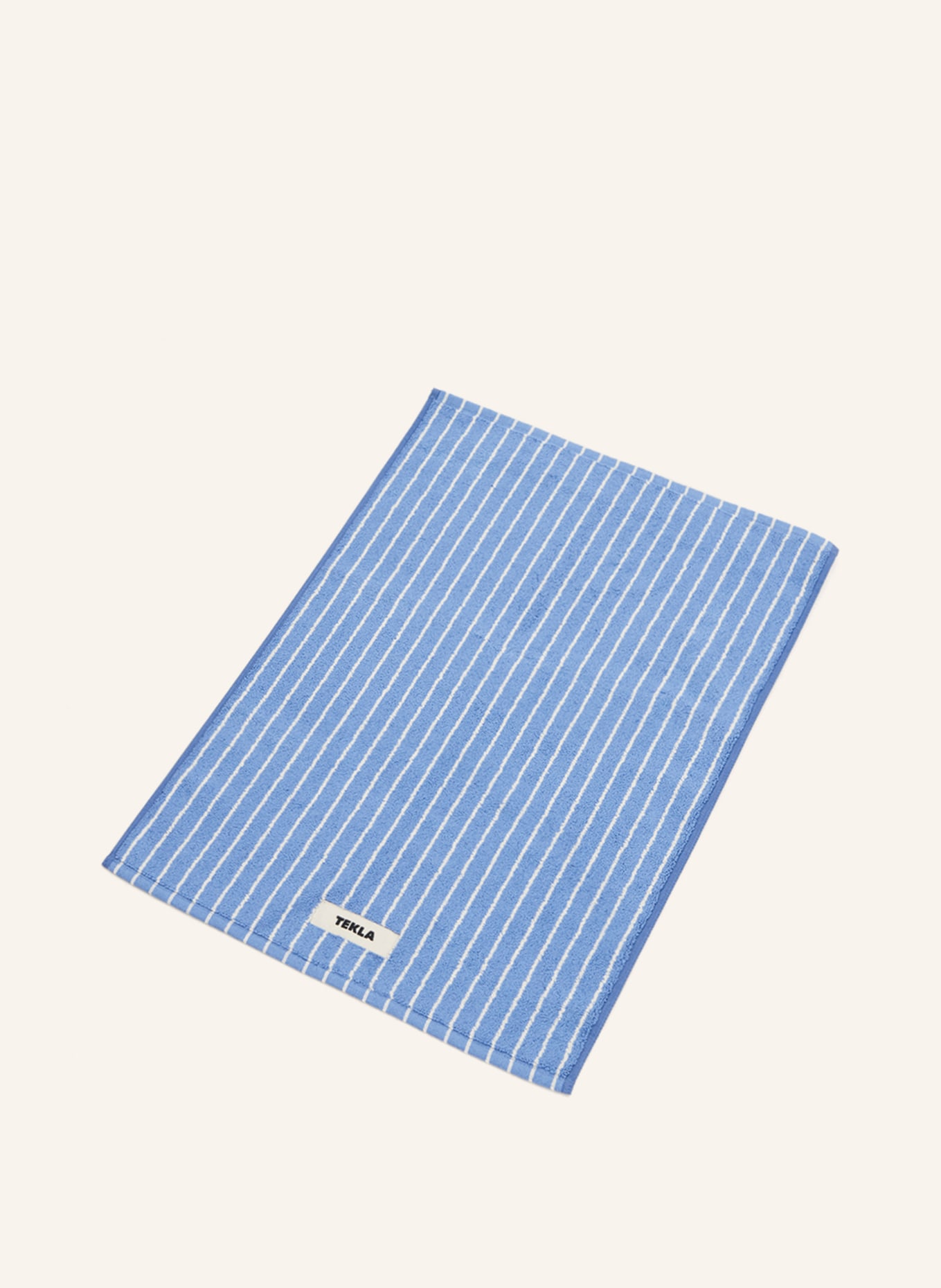 TEKLA Bath mat, Color: LIGHT BLUE/ ECRU (Image 1)