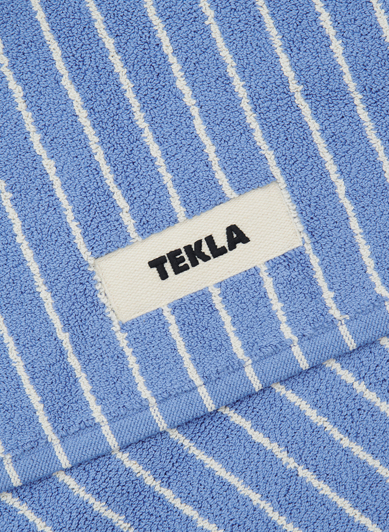 TEKLA Bath mat, Color: LIGHT BLUE/ ECRU (Image 2)