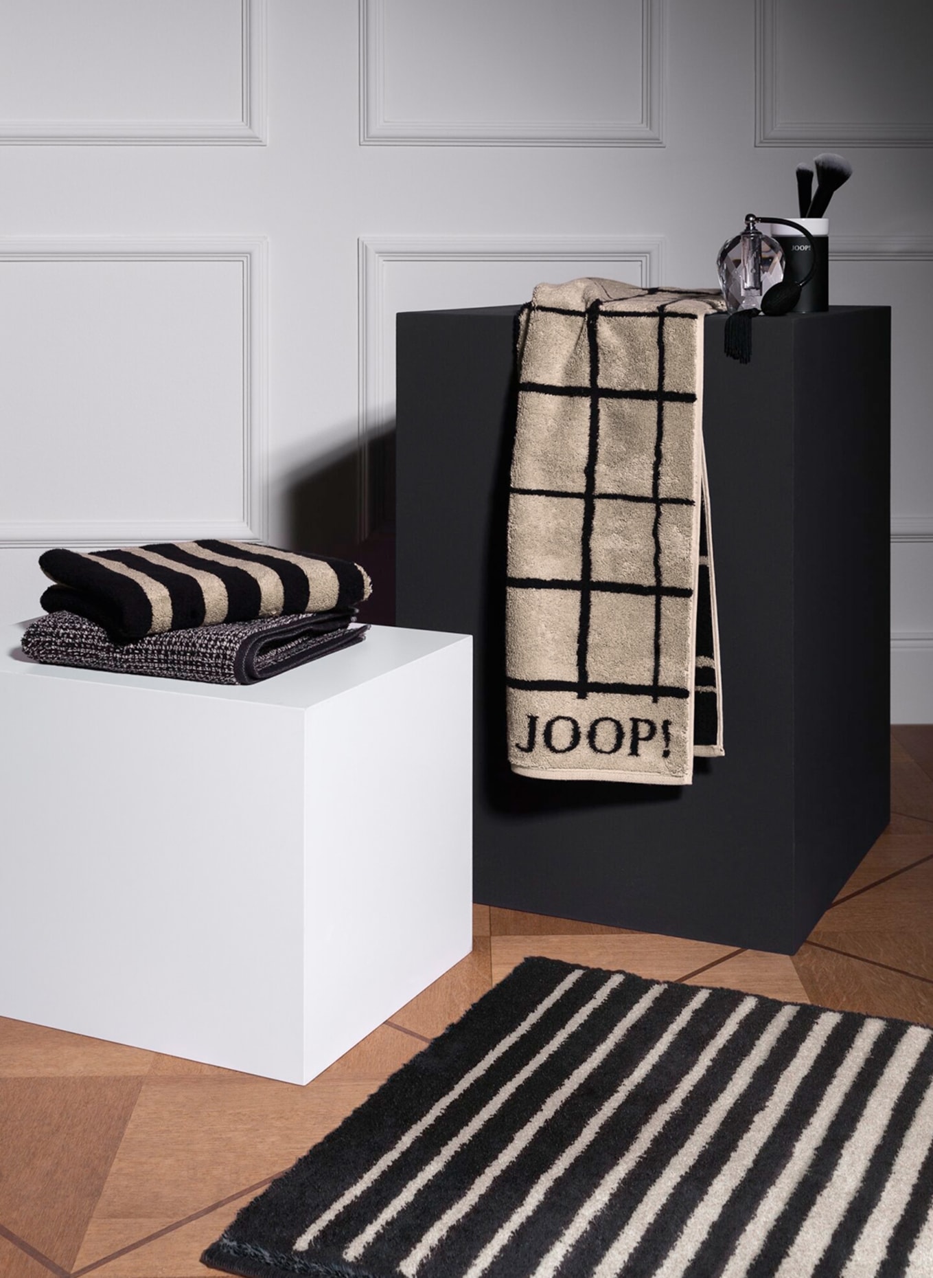JOOP! Towel SELECT LAYER, Color: BLACK/ BEIGE (Image 4)