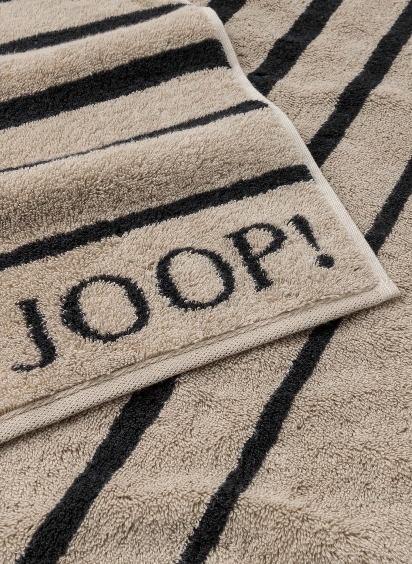 JOOP! Bath towel SELECT SHADE, Color: BLACK/ BEIGE (Image 2)
