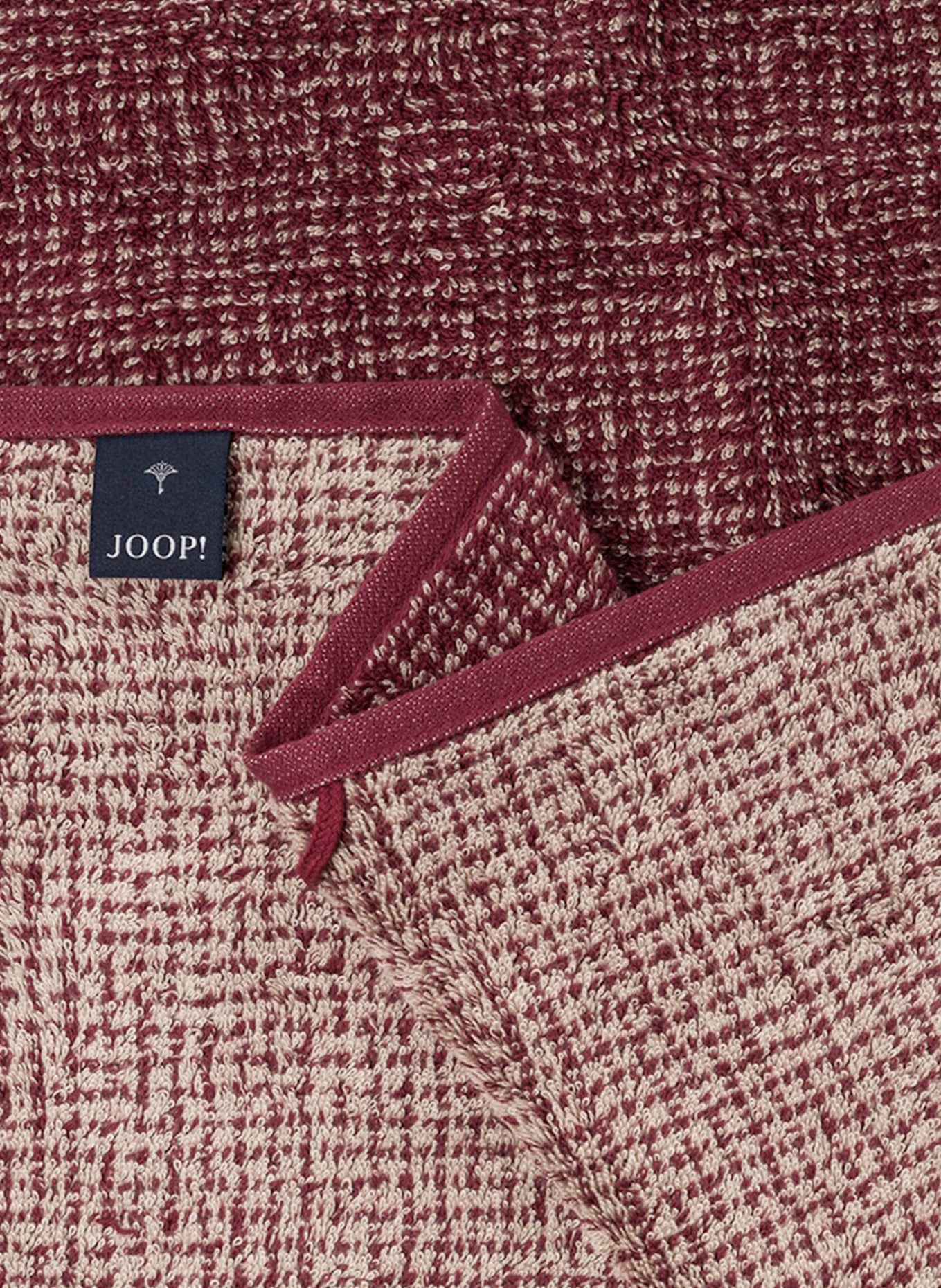 JOOP! Guest towel SELECT ALLOVER, Color: DARK RED/ LIGHT BROWN (Image 3)