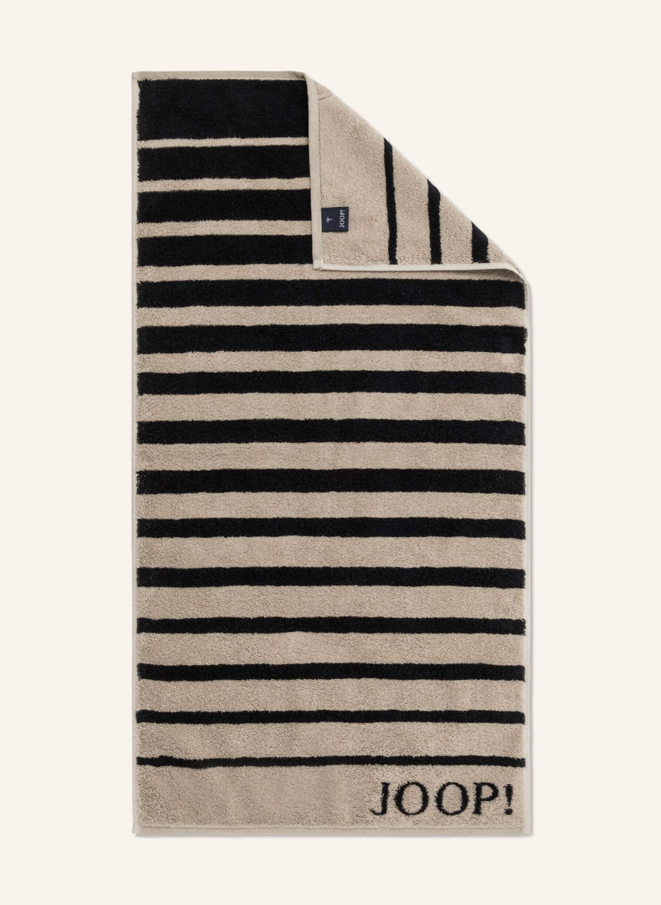 JOOP! Towel SELECT SHADE, Color: BLACK/ LIGHT BROWN (Image 1)