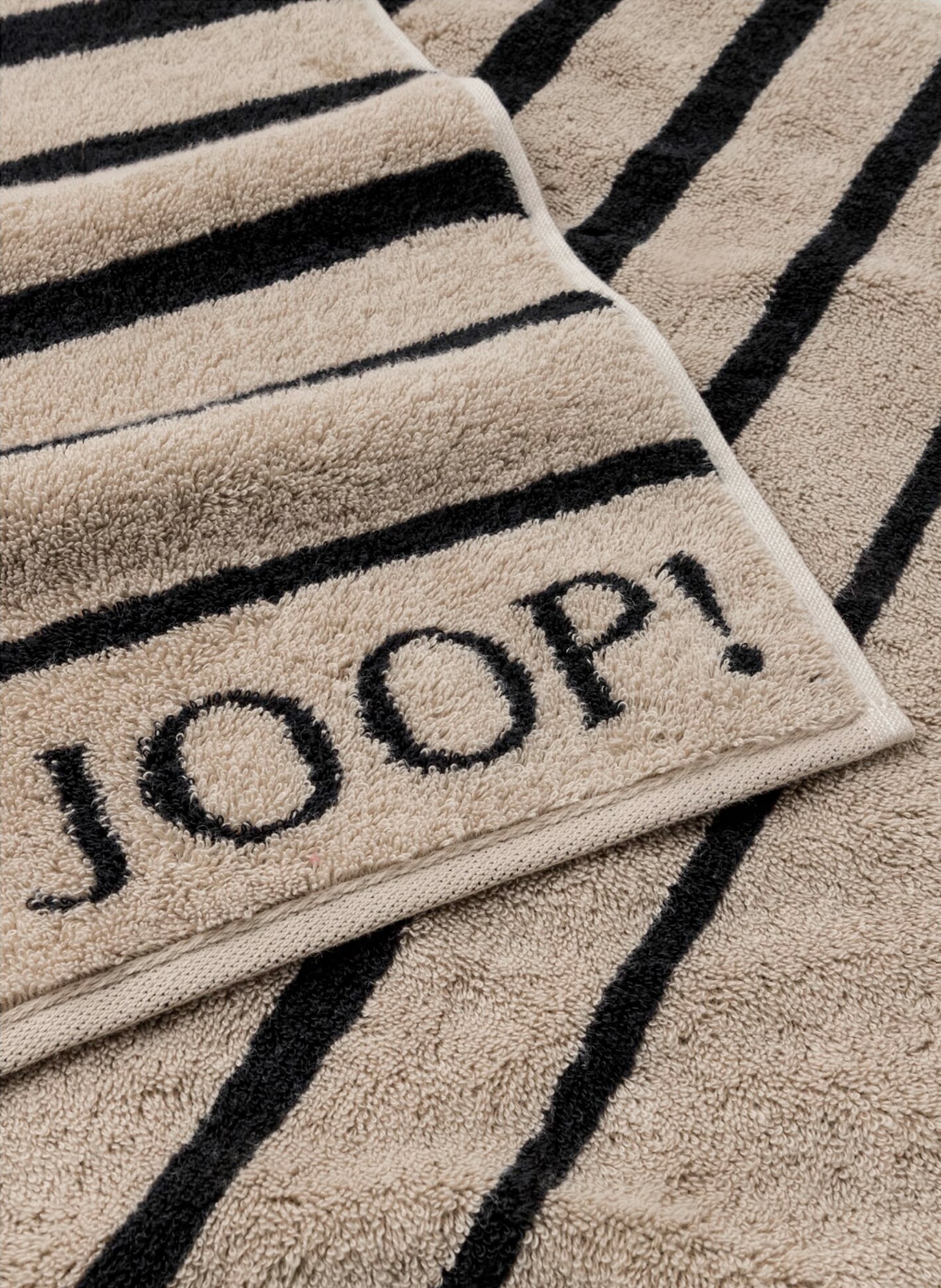 JOOP! Handtuch SELECT SHADE, Farbe: SCHWARZ/ HELLBRAUN (Bild 2)