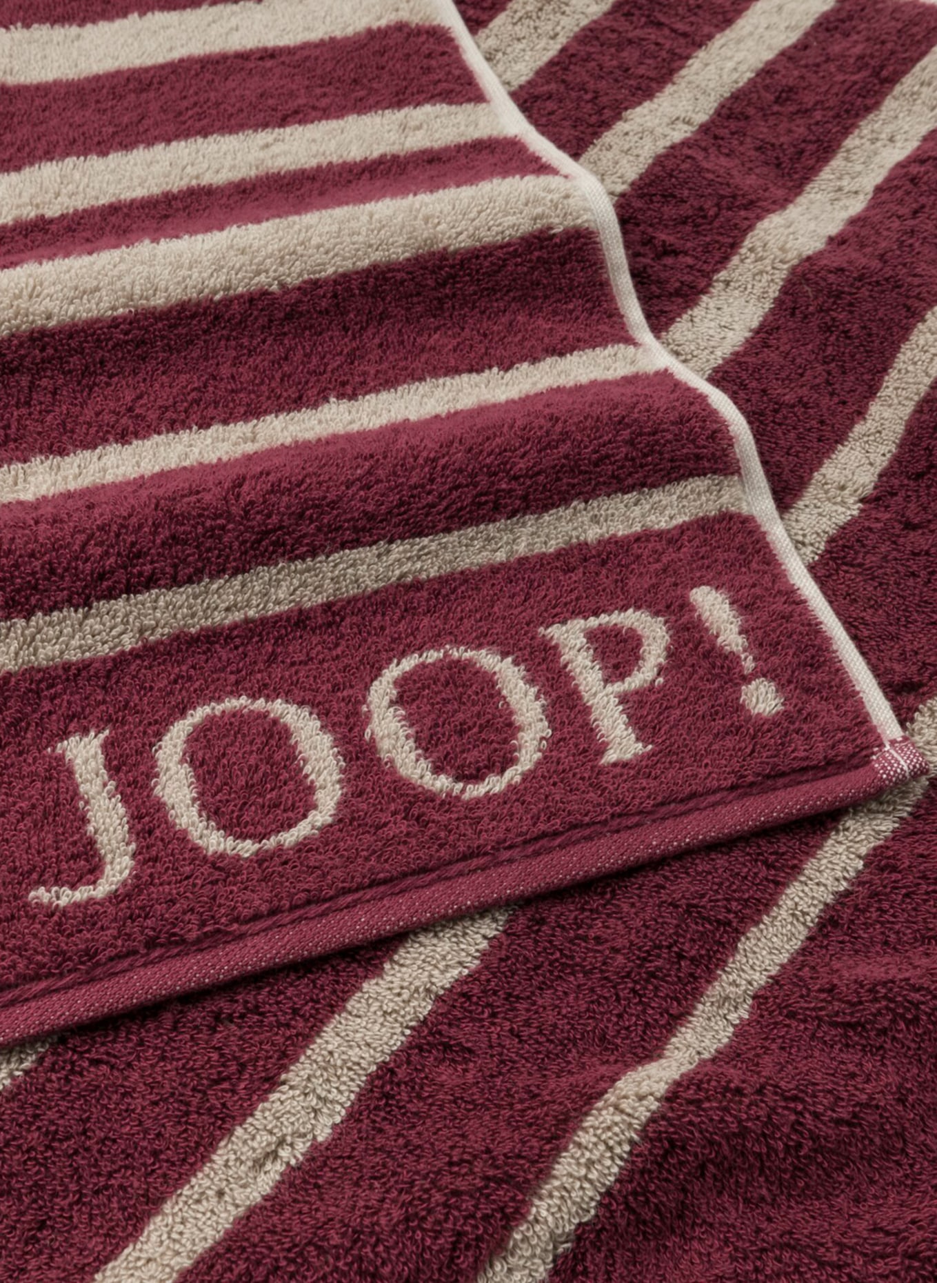 JOOP! Handtuch SELECT SHADE, Farbe: DUNKELROT/ HELLBRAUN (Bild 2)