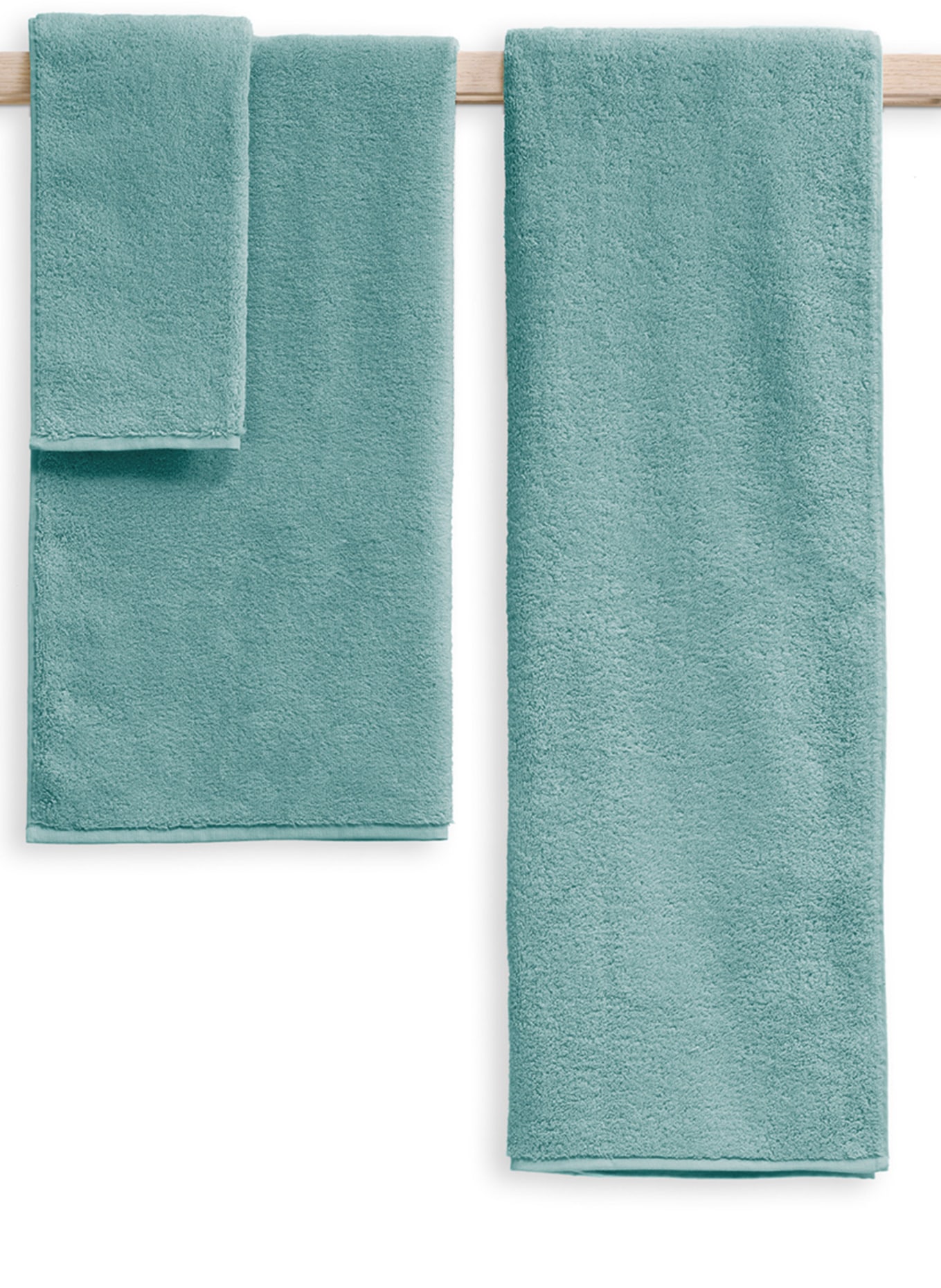 weseta switzerland Shower towel DREAM ROYAL, Color: 12 arctic green (Image 2)