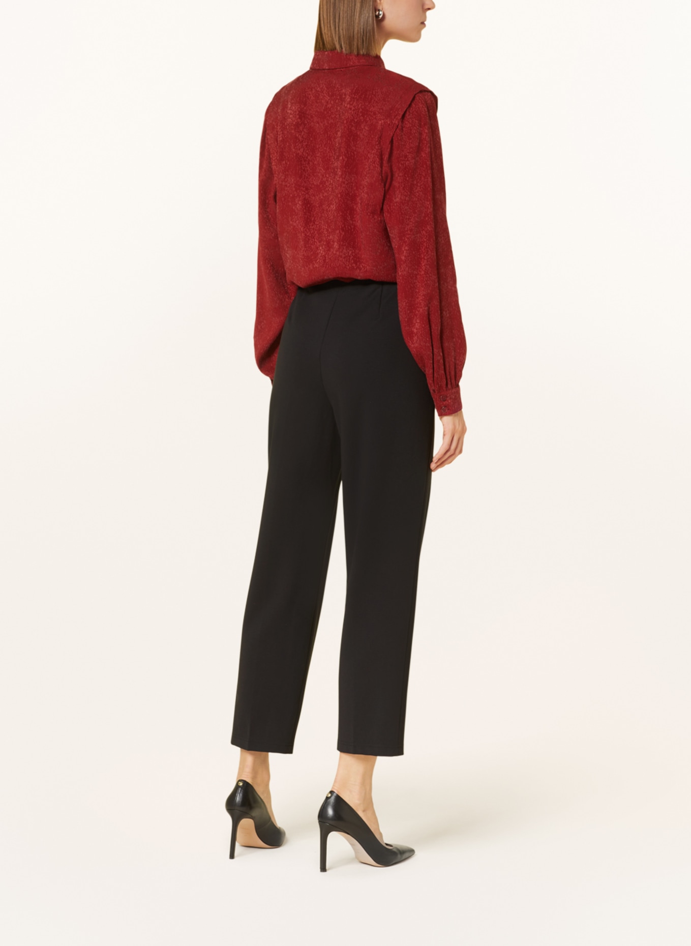 WHISTLES Jersey pants LILAPONTE, Color: BLACK (Image 3)