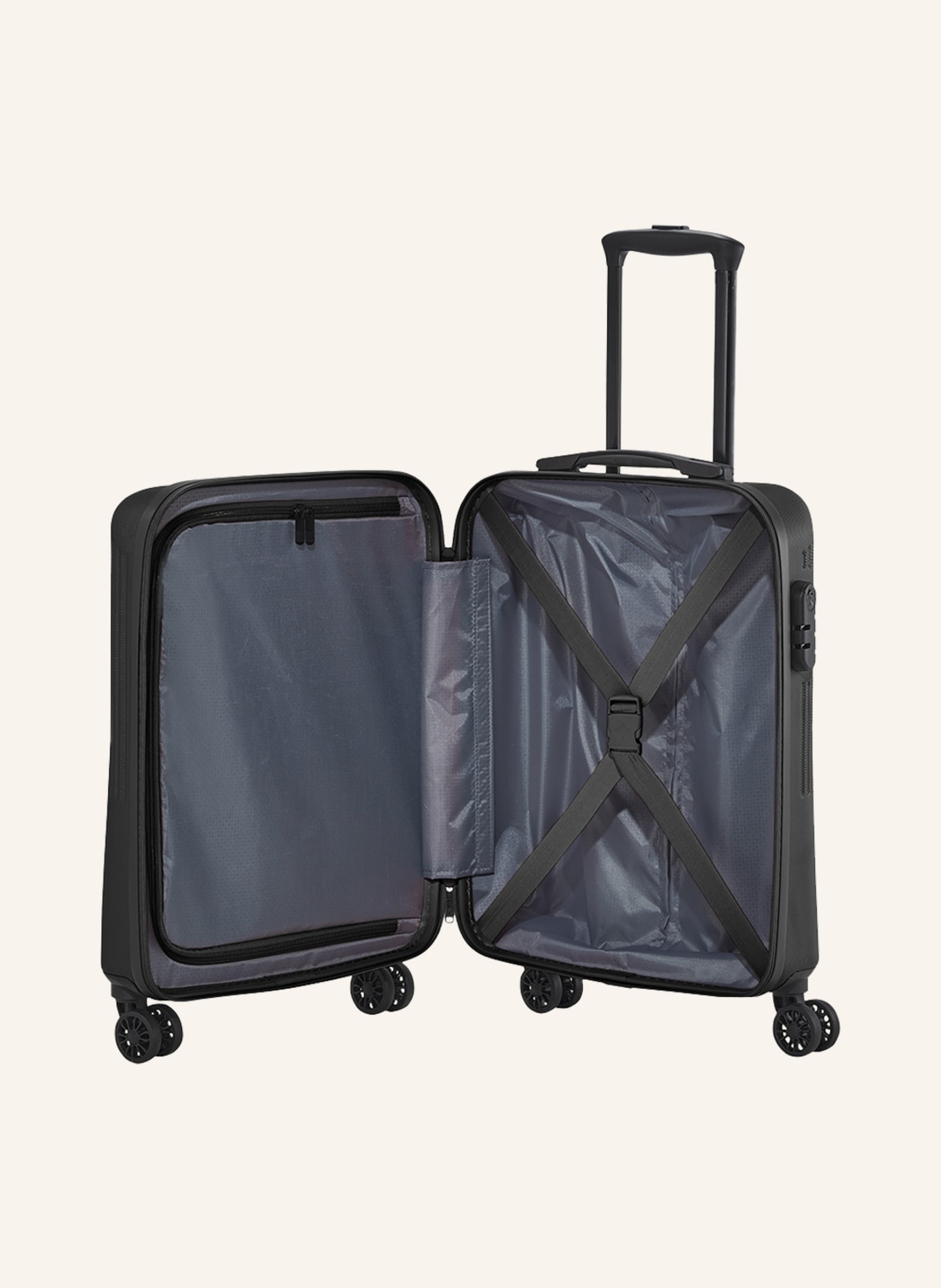 travelite Trolley BALI S: SCHWARZ