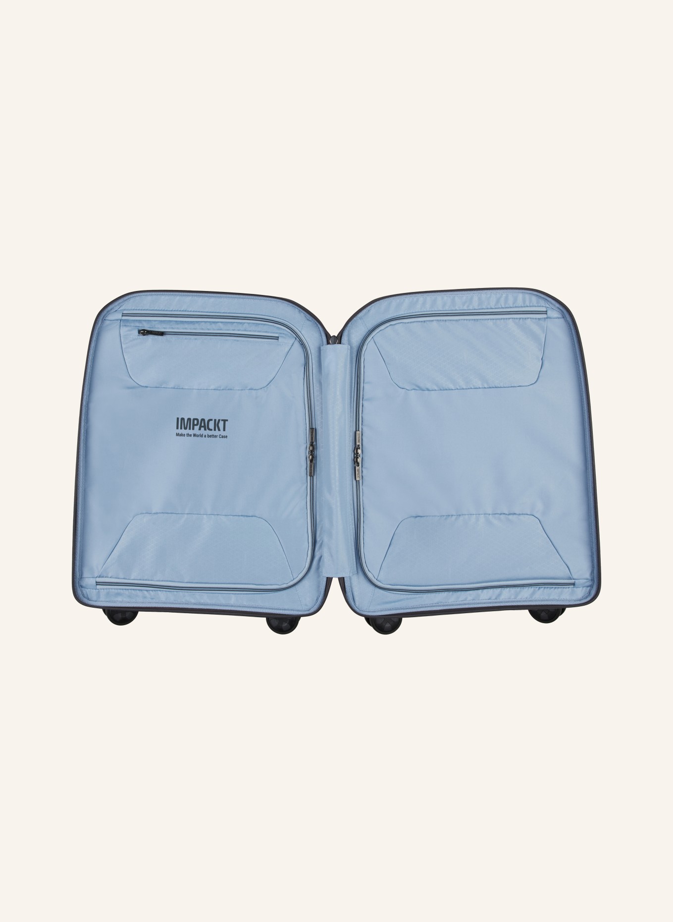 IMPACKT Wheeled suitcase IP1 S, Color: GRAY (Image 2)