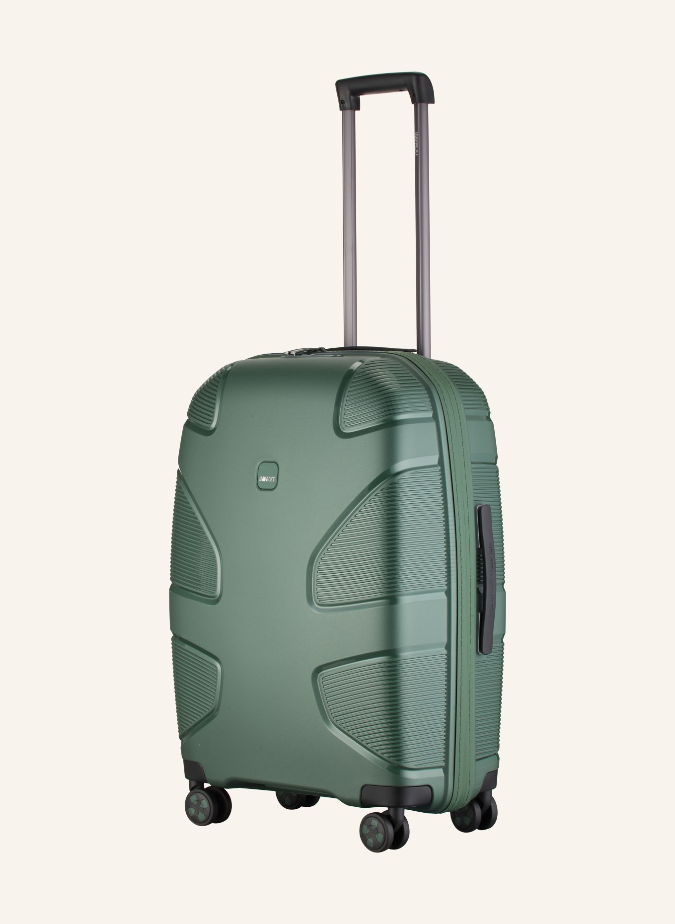 IMPACKT Wheeled suitcase IP1 M, Color: DARK GREEN (Image 1)