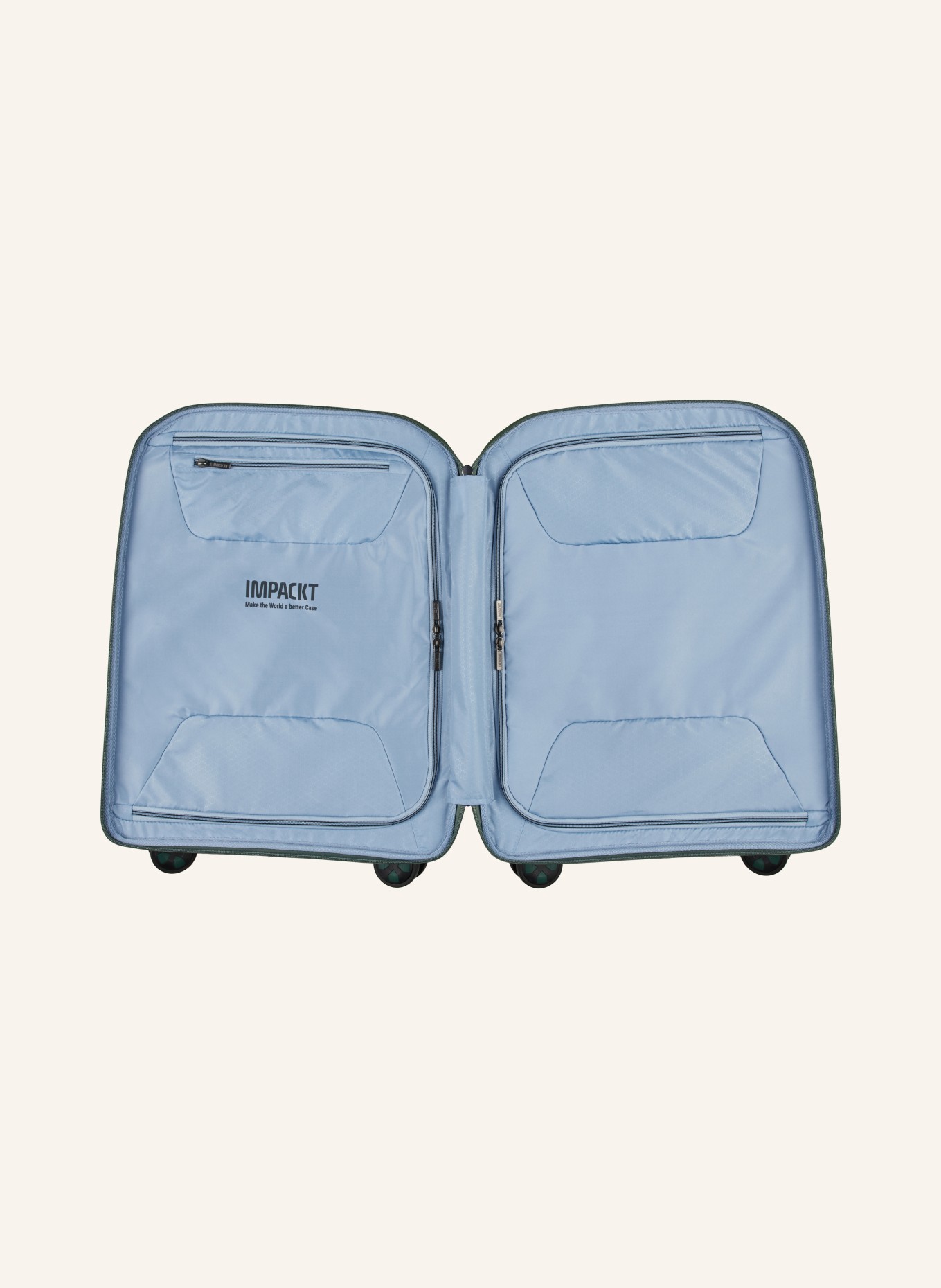 IMPACKT Wheeled suitcase IP1 S, Color: DARK GREEN (Image 2)