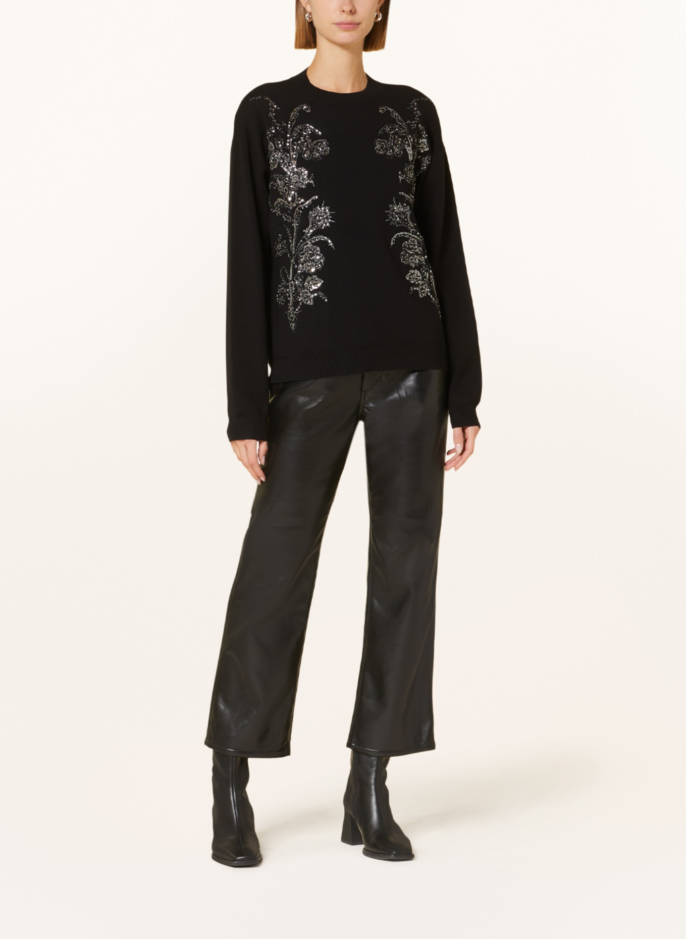 TED BAKER Sweater HAZLIE with sequins and decorative beads