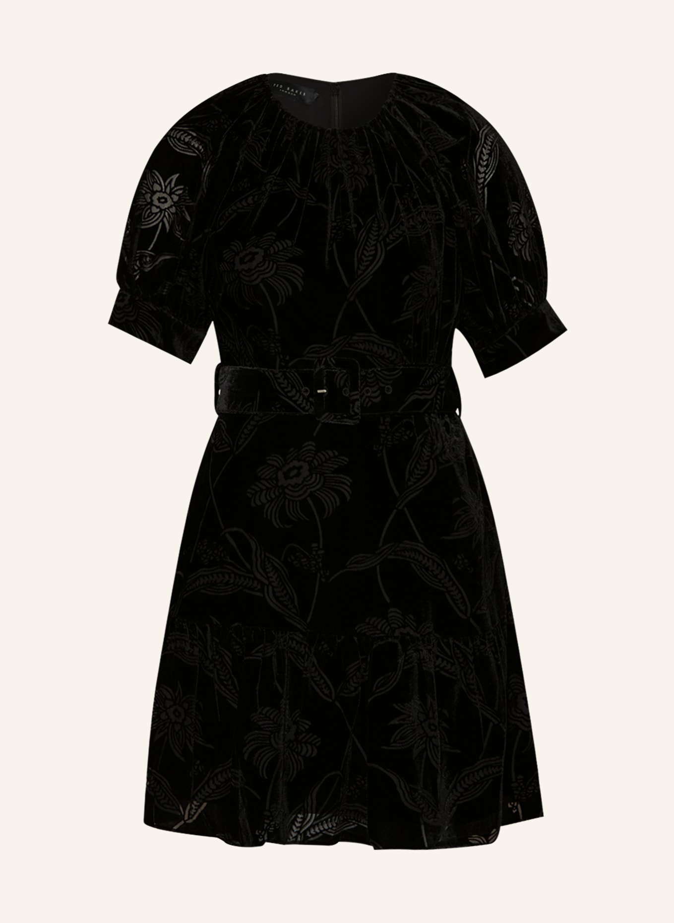 TED BAKER Velvet dress TILLIIY, Color: BLACK (Image 1)
