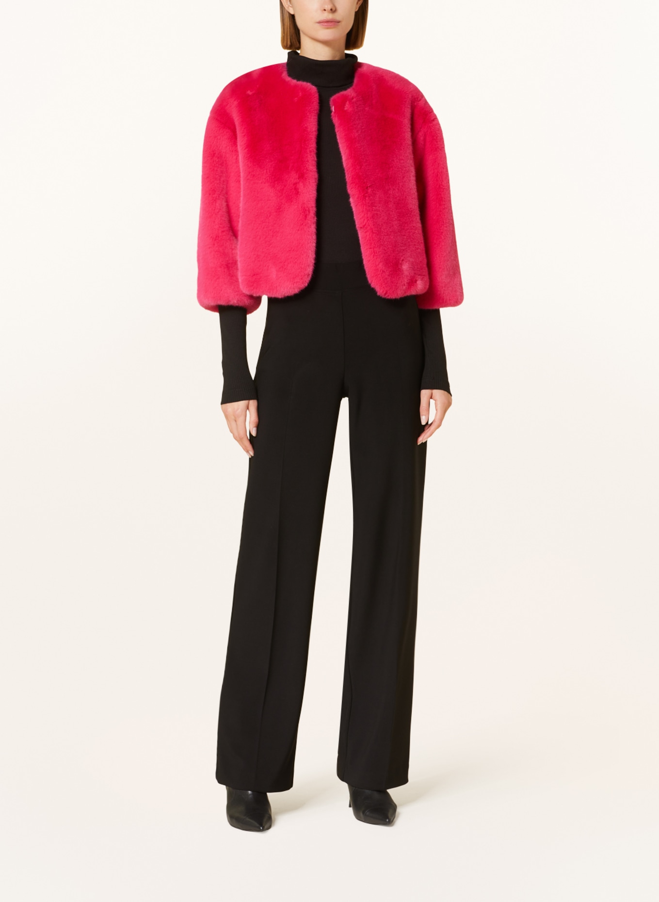 TED BAKER Faux fur bolero SILINA in pink