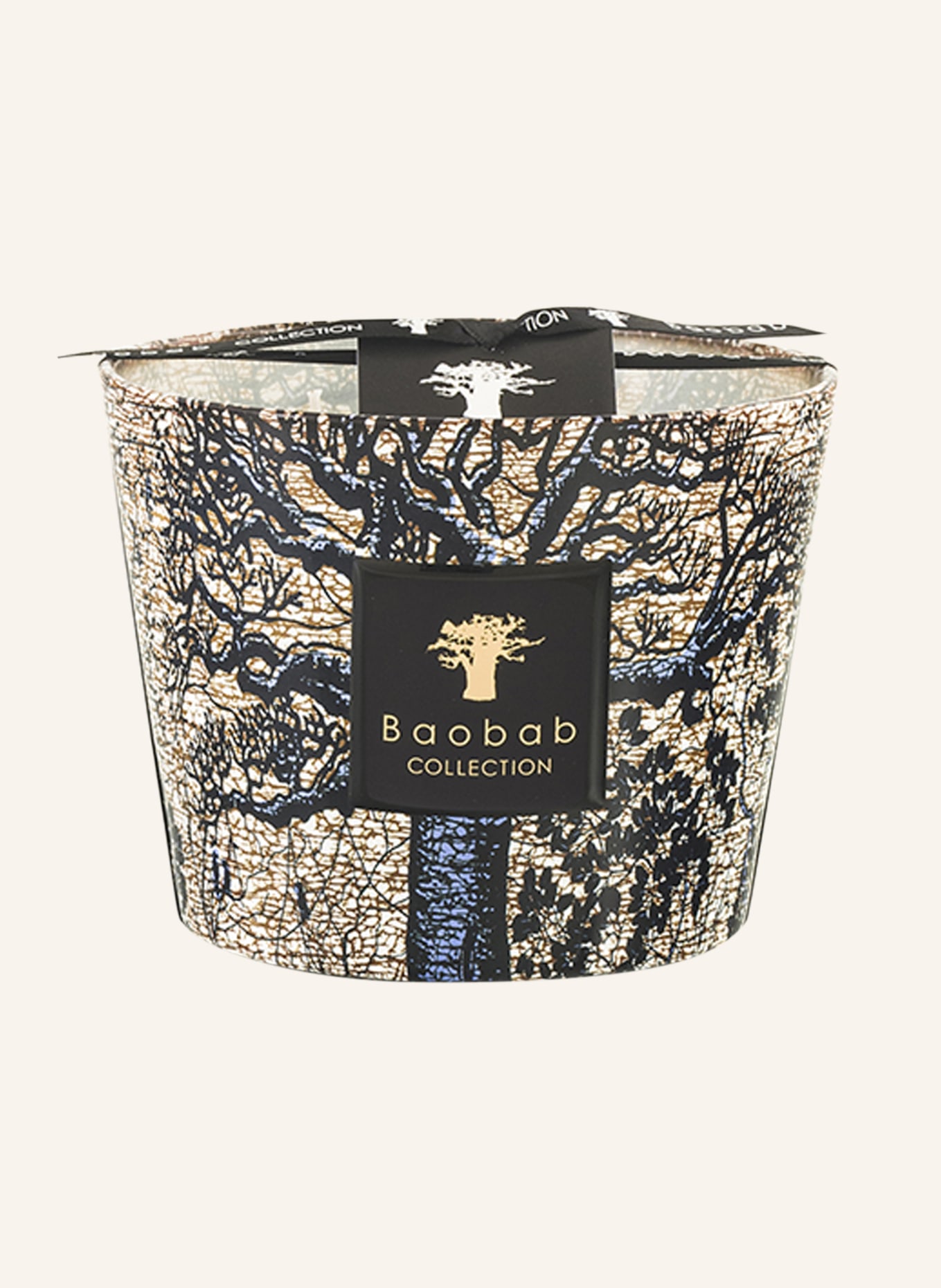 Baobab COLLECTION Duftkerze SÉGUÉLA, Farbe: BLAU/ SCHWARZ/ GOLD (Bild 1)