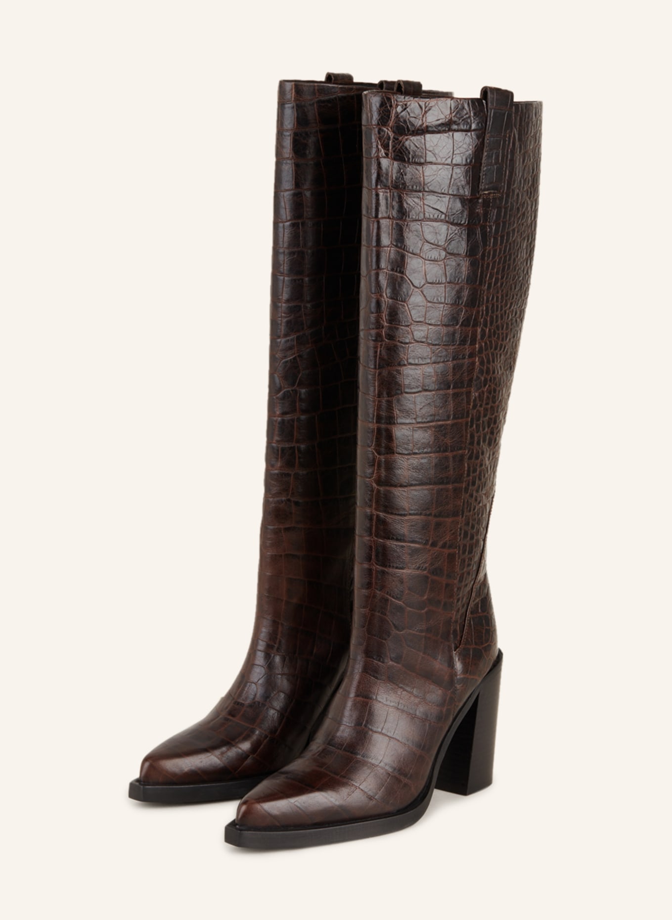 BRONX Cowboy boots MYA-MAE, Color: DARK BROWN (Image 1)