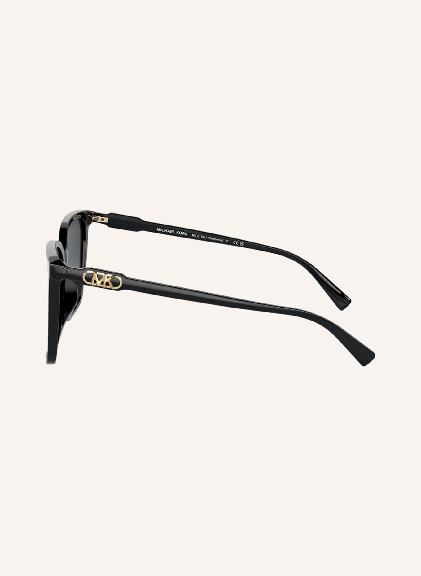 MICHAEL KORS Sun glasses MK2197U CANBERA, Color: 3005T3 BLACK/GRAY POLARIZED (Image 4)