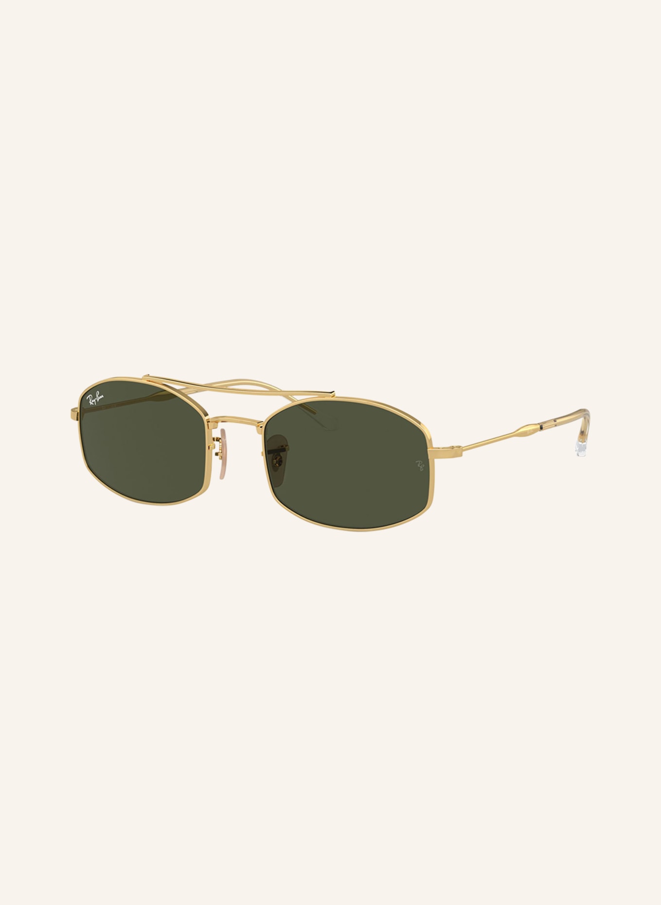 Ray-Ban Sunglasses, Color: 001/31 GOLD/GREEN (Image 1)