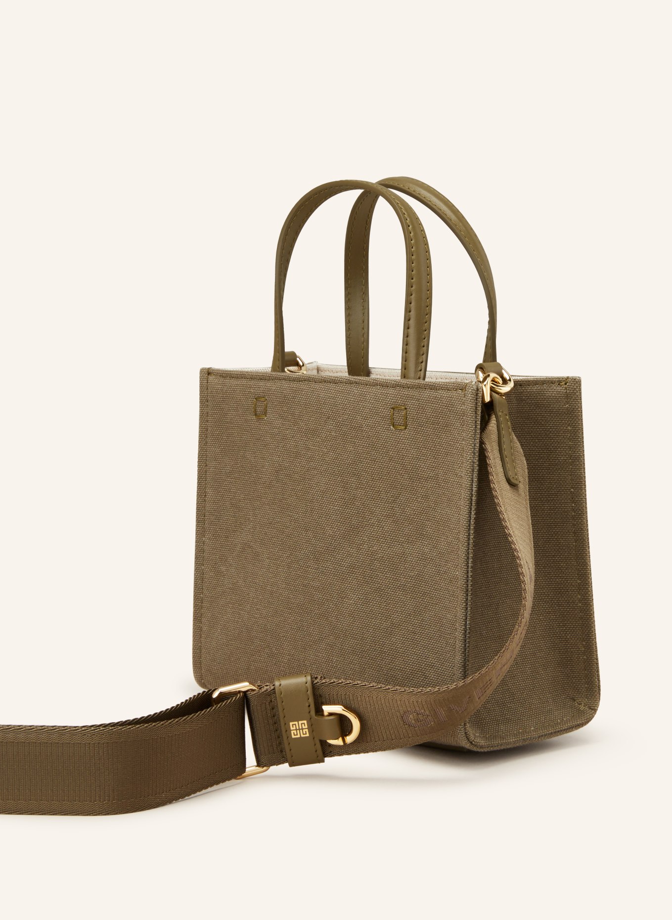 GIVENCHY Handbag G TOTE MINI, Color: KHAKI/ WHITE (Image 2)