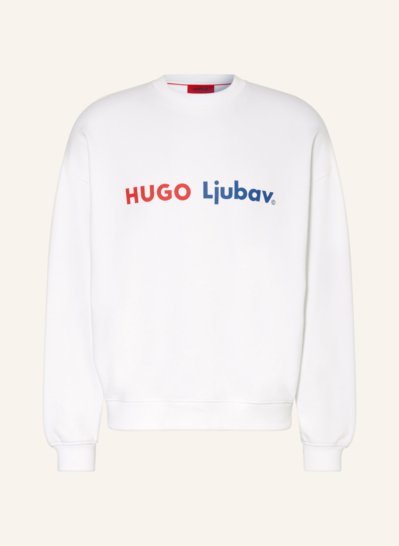 HUGO Sweatshirt DAMOUR LJUBAV, Farbe: WEISS(Bild null)