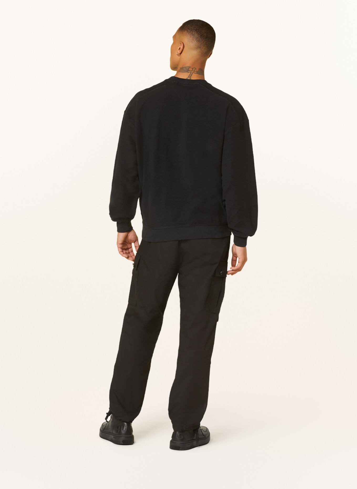 HUGO Sweatshirt DHABUN LJUBAV, Farbe: SCHWARZ (Bild 3)