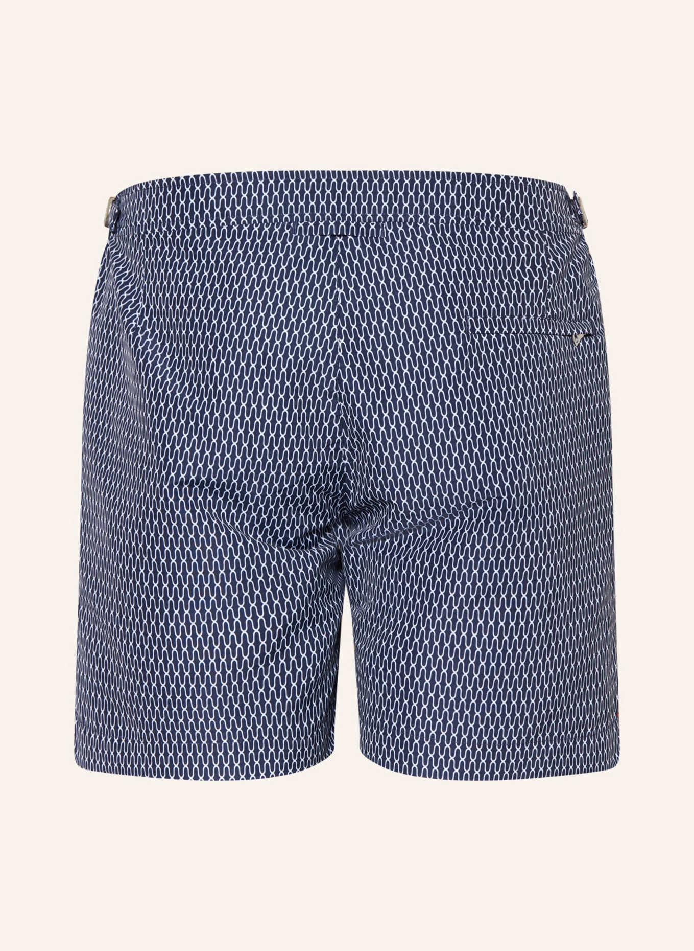 ORLEBAR BROWN Swim shorts BULLDOG, Color: WHITE/ DARK BLUE (Image 2)
